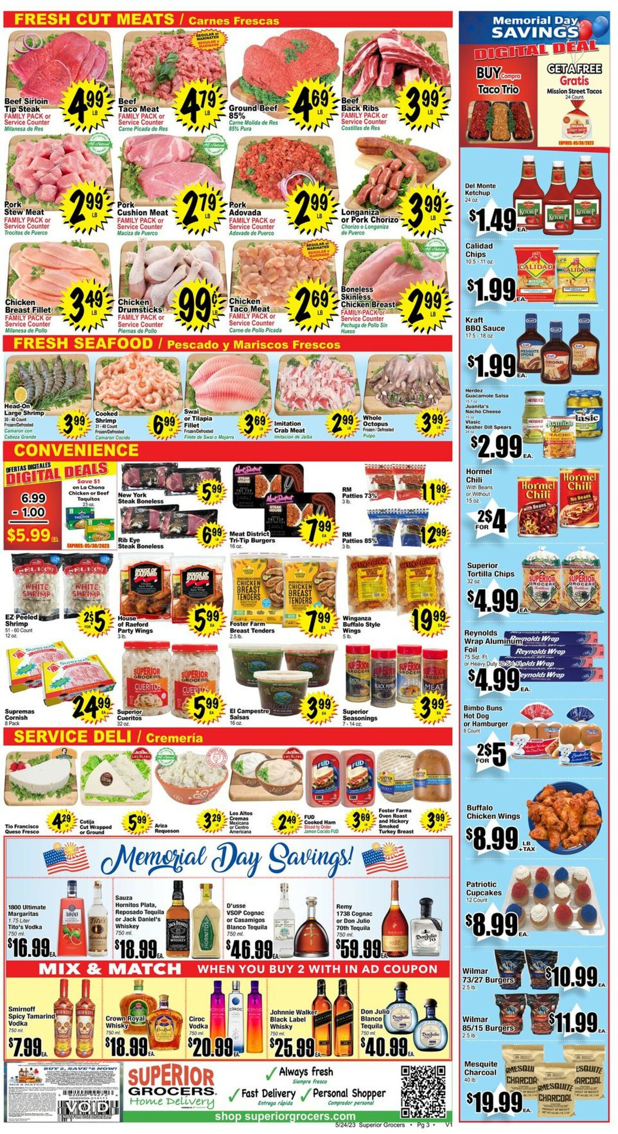 Superior Grocers Weekly Ad Circular - valid 05/24-05/30/2023 (Page 3)
