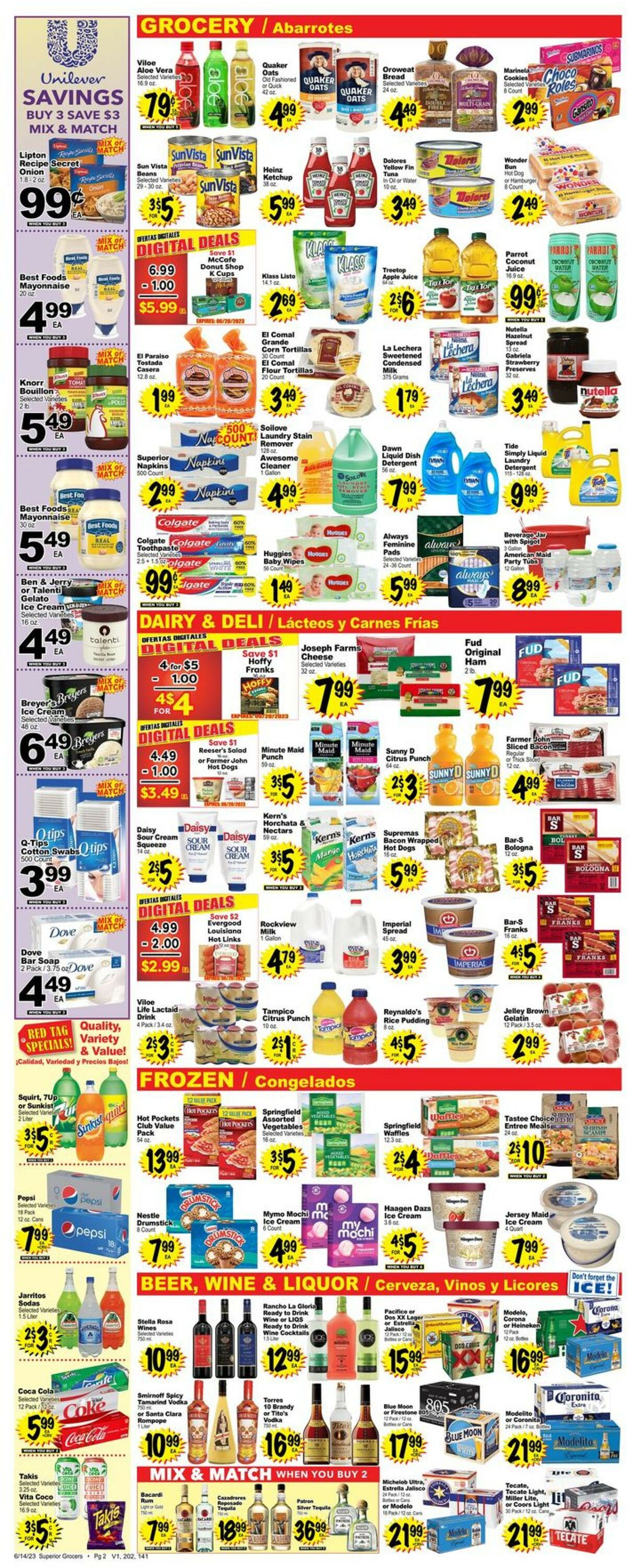Superior Grocers Weekly Ad Circular - valid 06/14-06/20/2023 (Page 2)