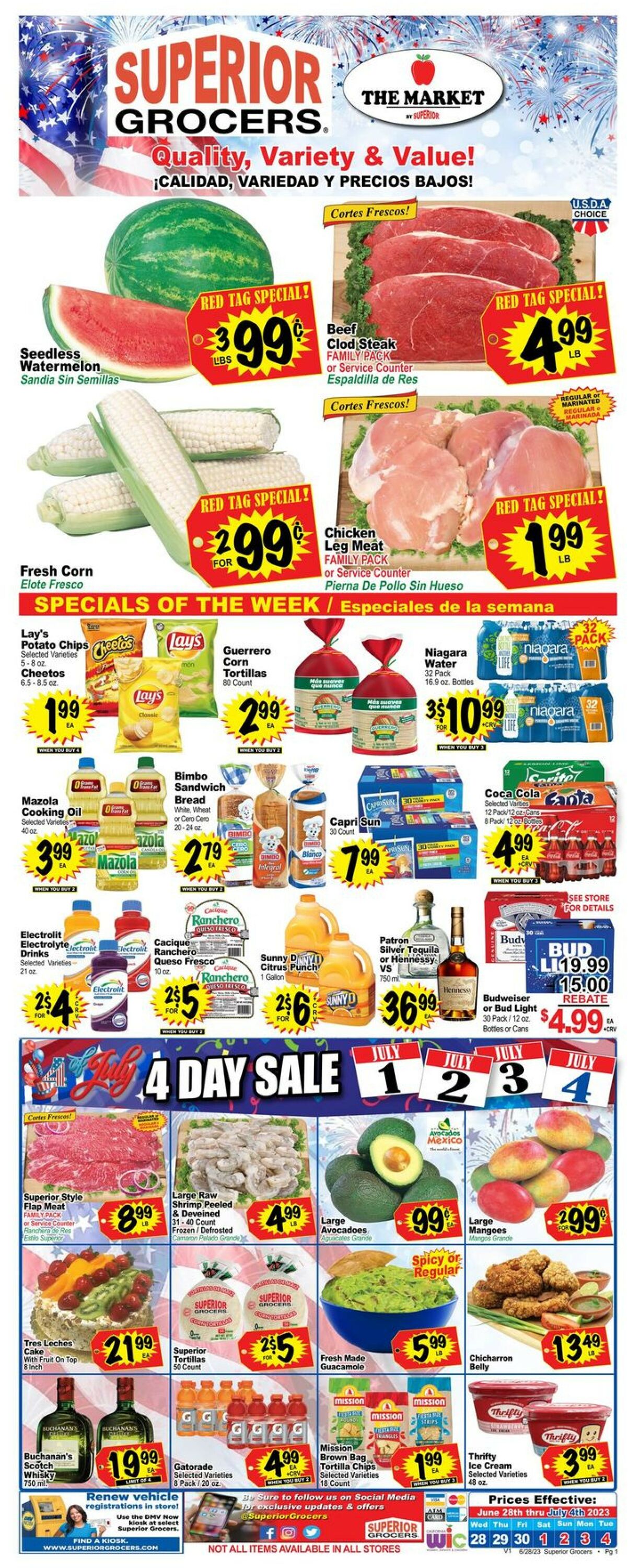 Superior Grocers Weekly Ad Circular - valid 06/28-07/04/2023