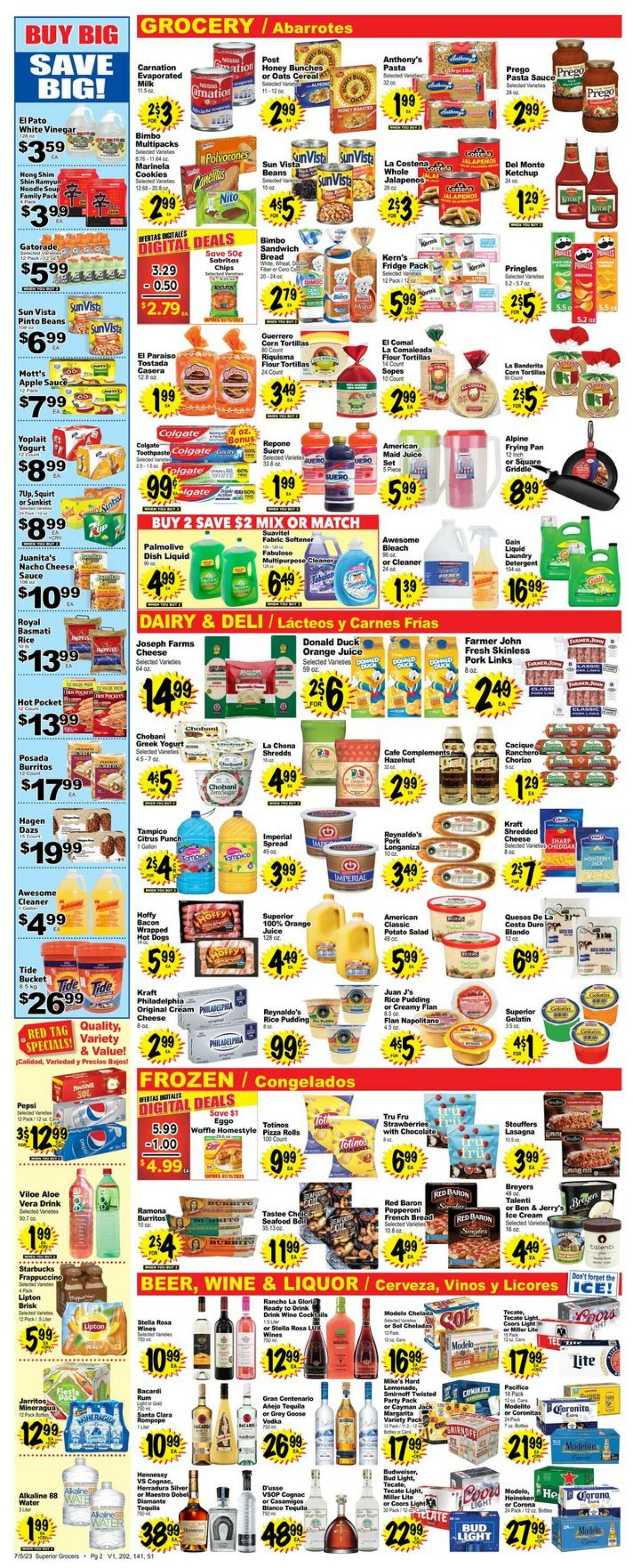 Superior Grocers Weekly Ad Circular - valid 07/05-07/11/2023 (Page 2)