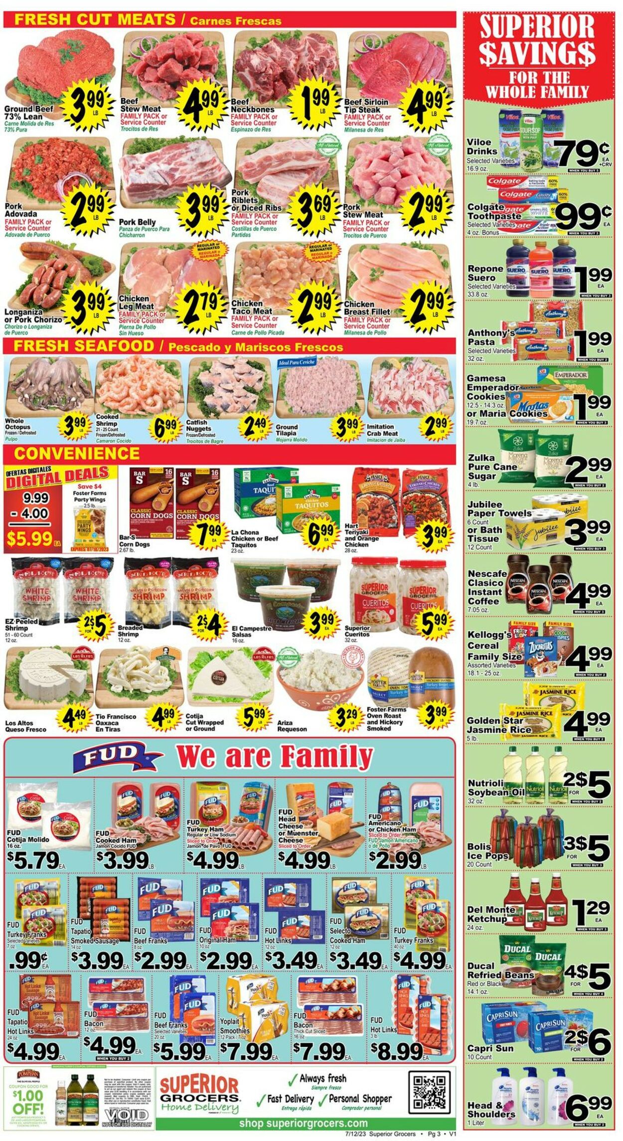 Superior Grocers Weekly Ad Circular - valid 07/12-07/18/2023 (Page 3)