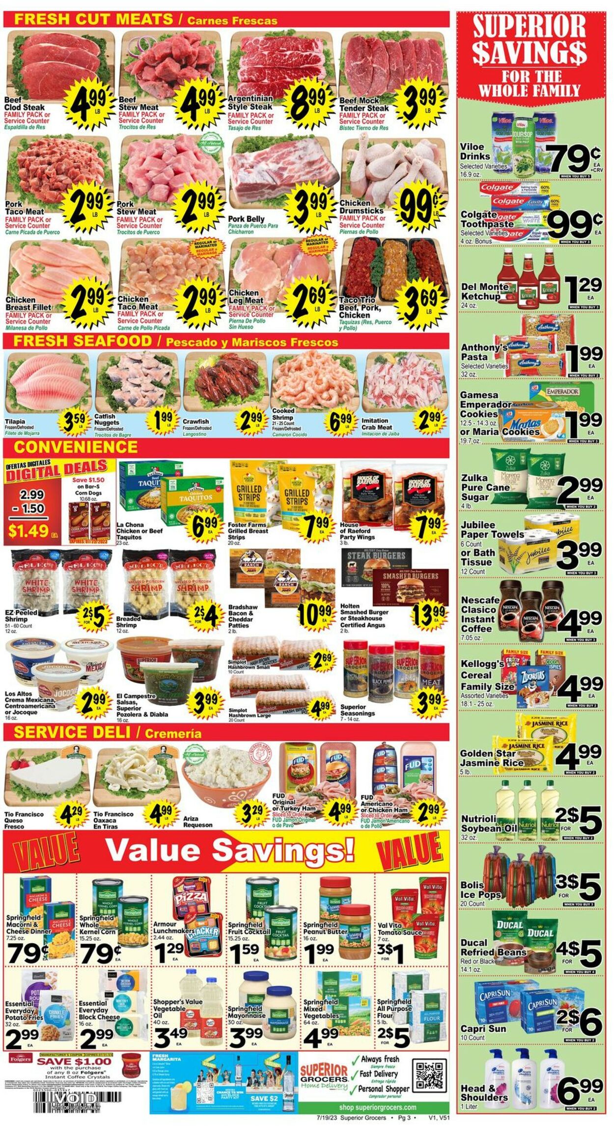 Superior Grocers Weekly Ad Circular - valid 07/19-07/25/2023 (Page 3)