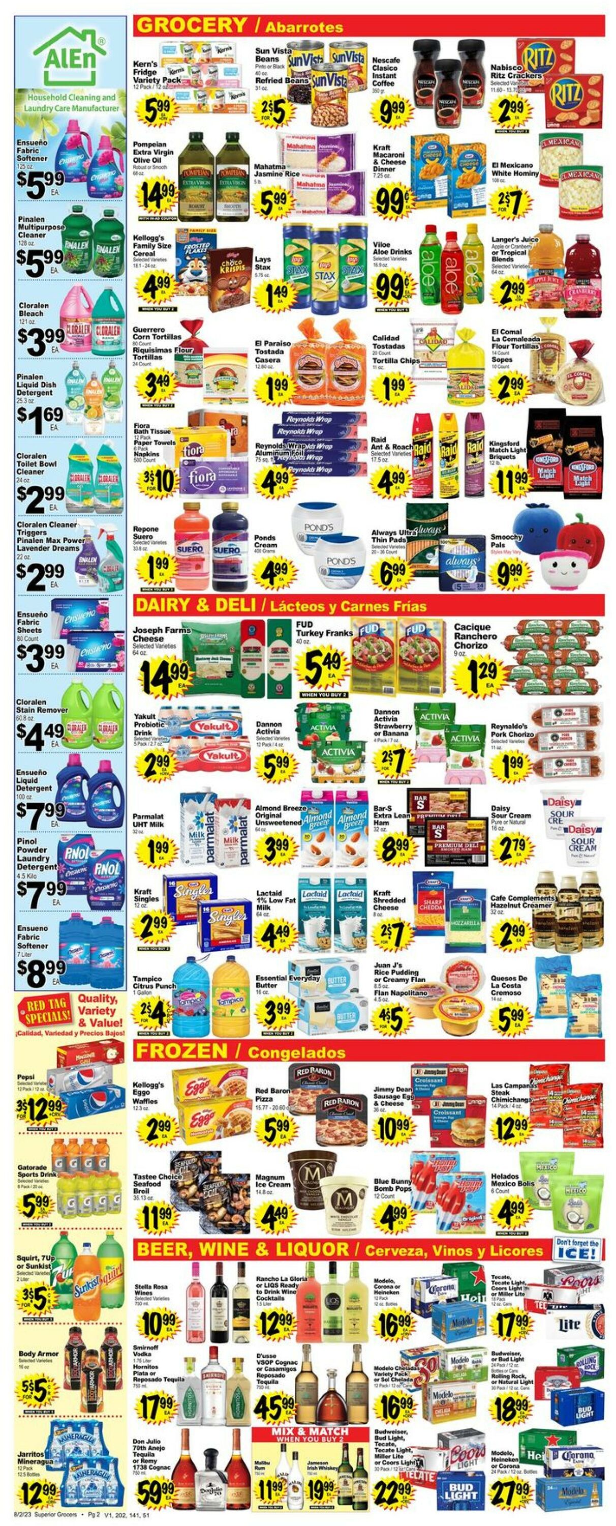 Superior Grocers Weekly Ad Circular - valid 08/02-08/08/2023 (Page 2)