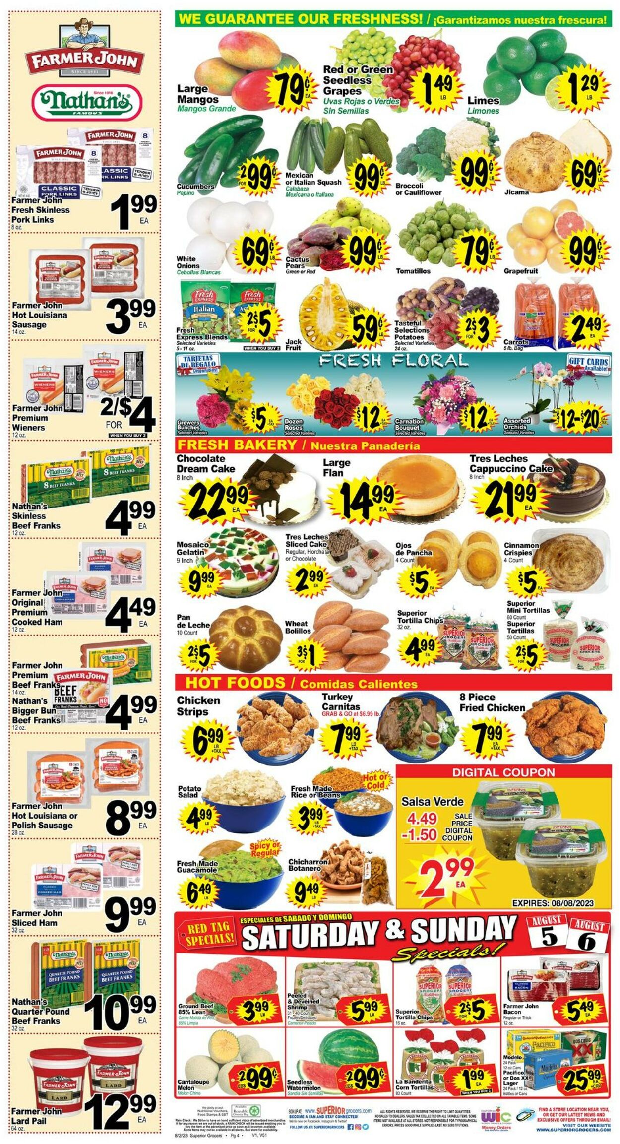 Superior Grocers Weekly Ad Circular - valid 08/02-08/08/2023 (Page 4)