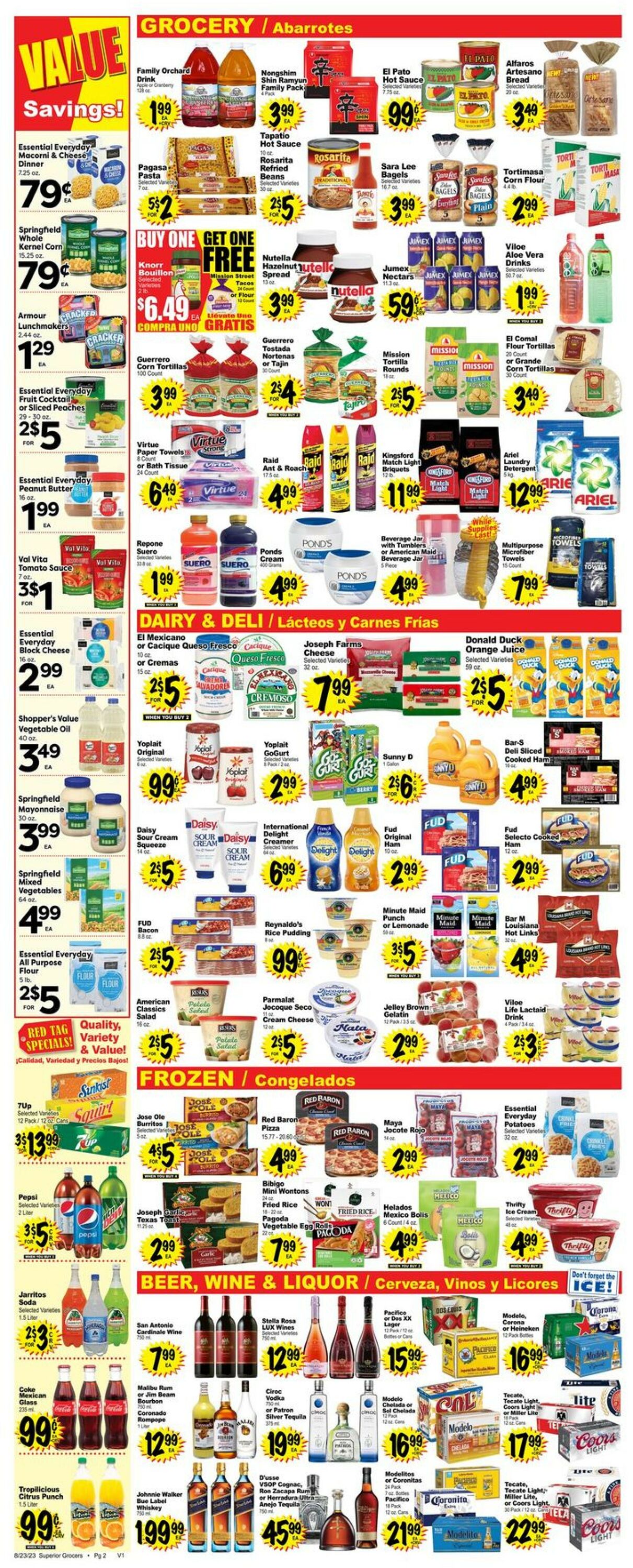 Superior Grocers Weekly Ad Circular - valid 08/23-08/29/2023 (Page 2)