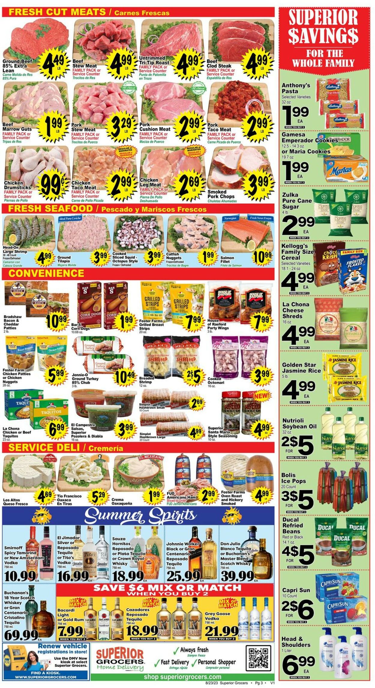 Superior Grocers Weekly Ad Circular - valid 08/23-08/29/2023 (Page 3)