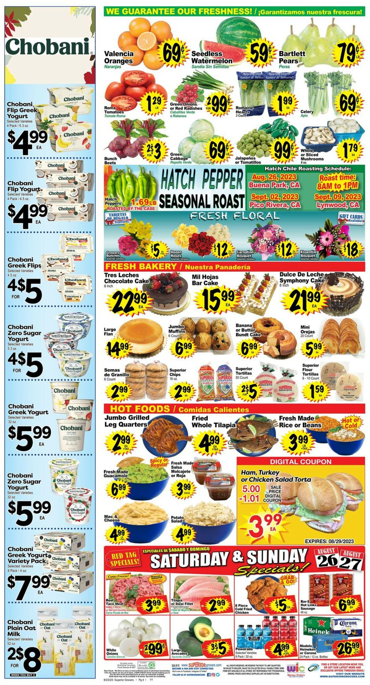 Superior Grocers Weekly Ad Circular - valid 08/23-08/29/2023 (Page 4)