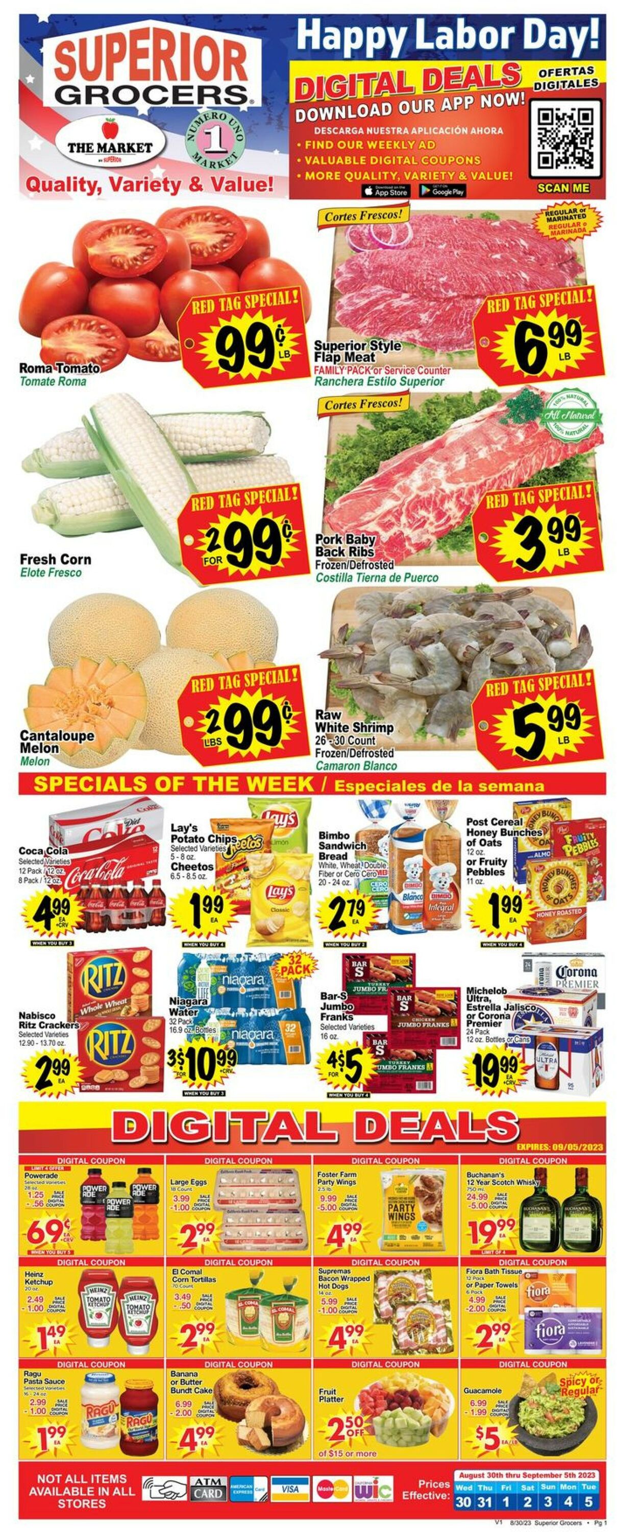 Superior Grocers Weekly Ad Circular - valid 08/30-09/05/2023
