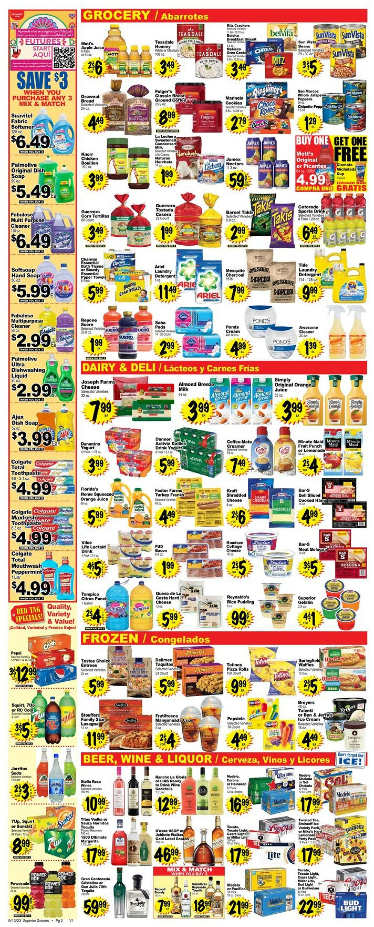 Superior Grocers Weekly Ad Circular - valid 09/13-09/19/2023 (Page 2)