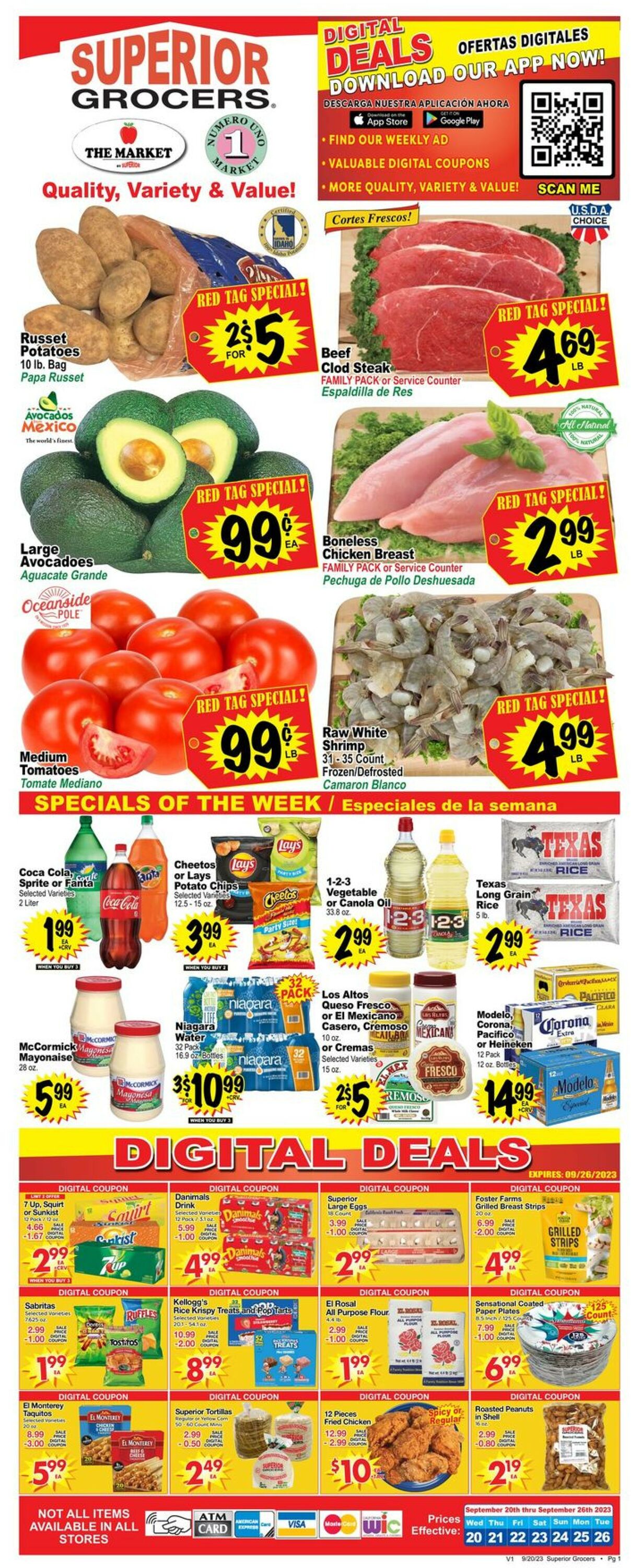 Superior Grocers Weekly Ad Circular - valid 09/20-09/26/2023