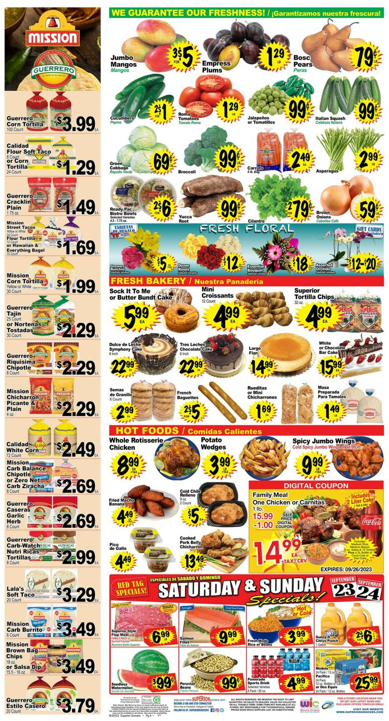 Superior Grocers Weekly Ad Circular - valid 09/20-09/26/2023 (Page 4)
