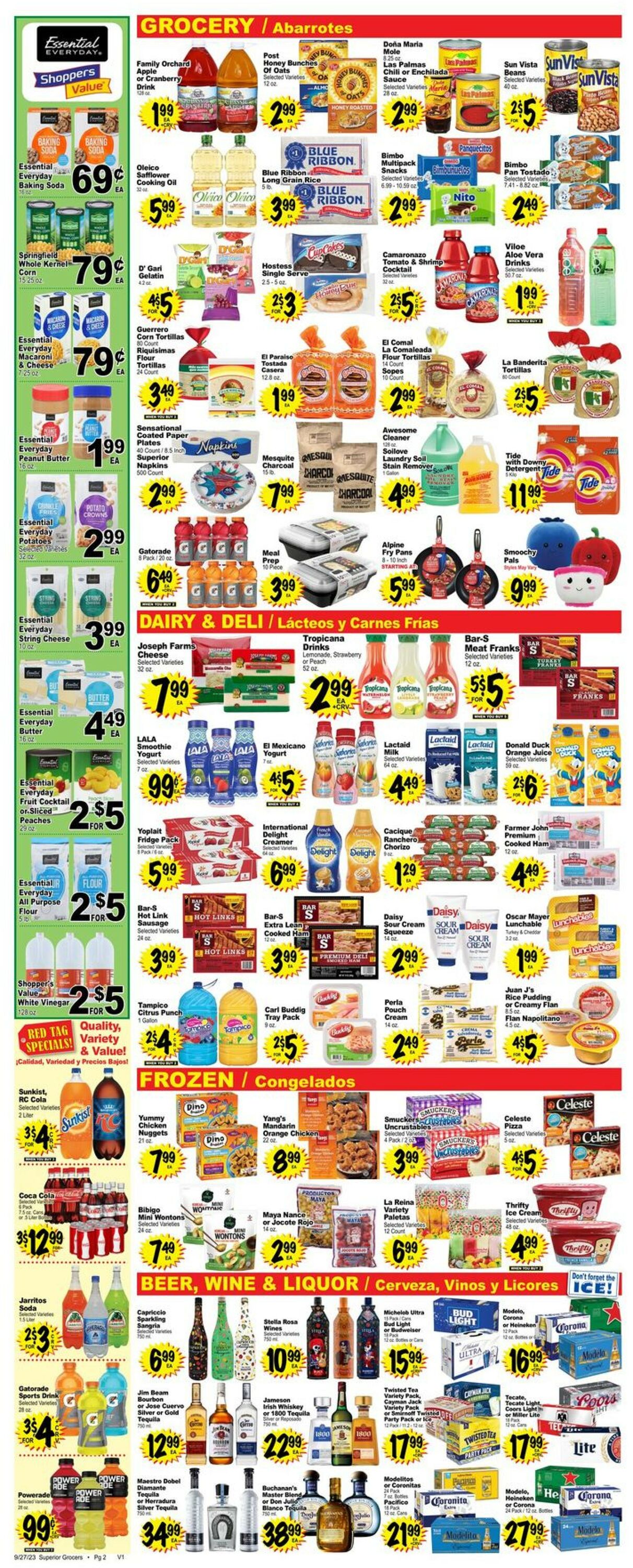 Superior Grocers Weekly Ad Circular - valid 09/27-10/03/2023 (Page 2)