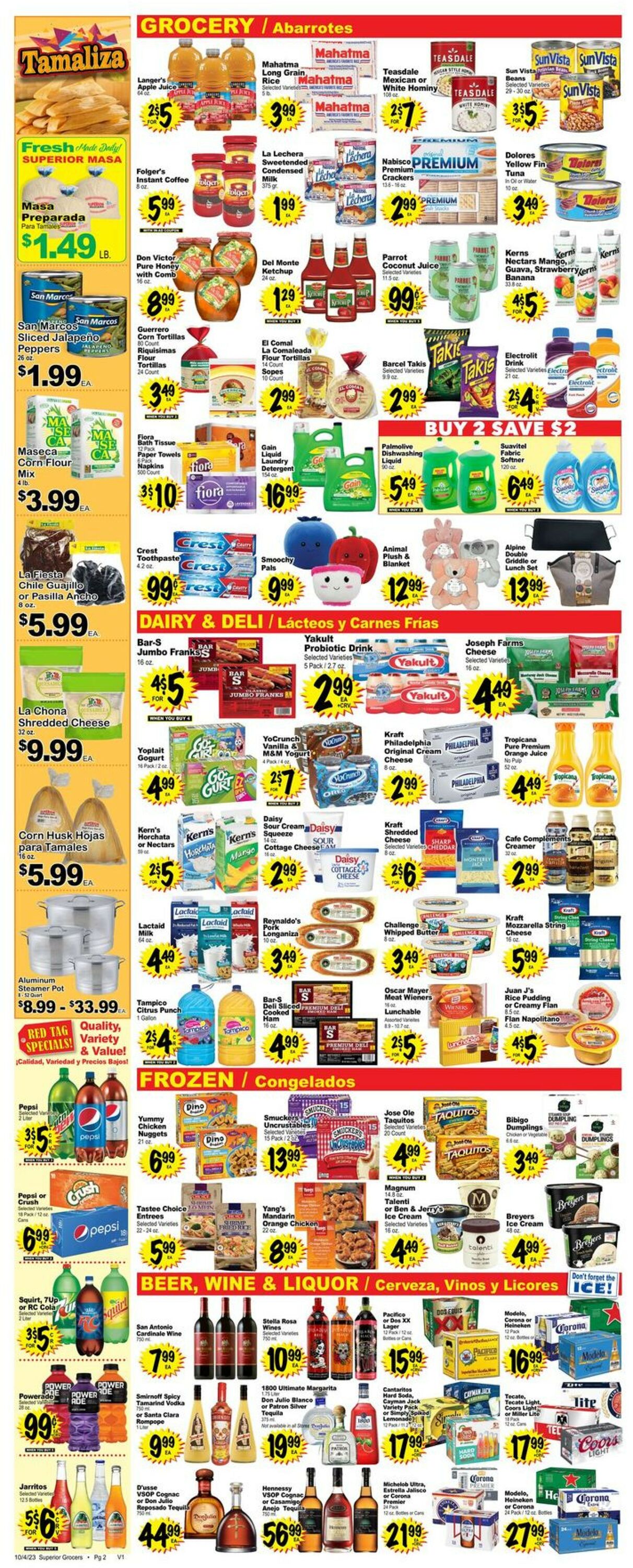 Superior Grocers Weekly Ad Circular - valid 10/11-10/17/2023 (Page 2)