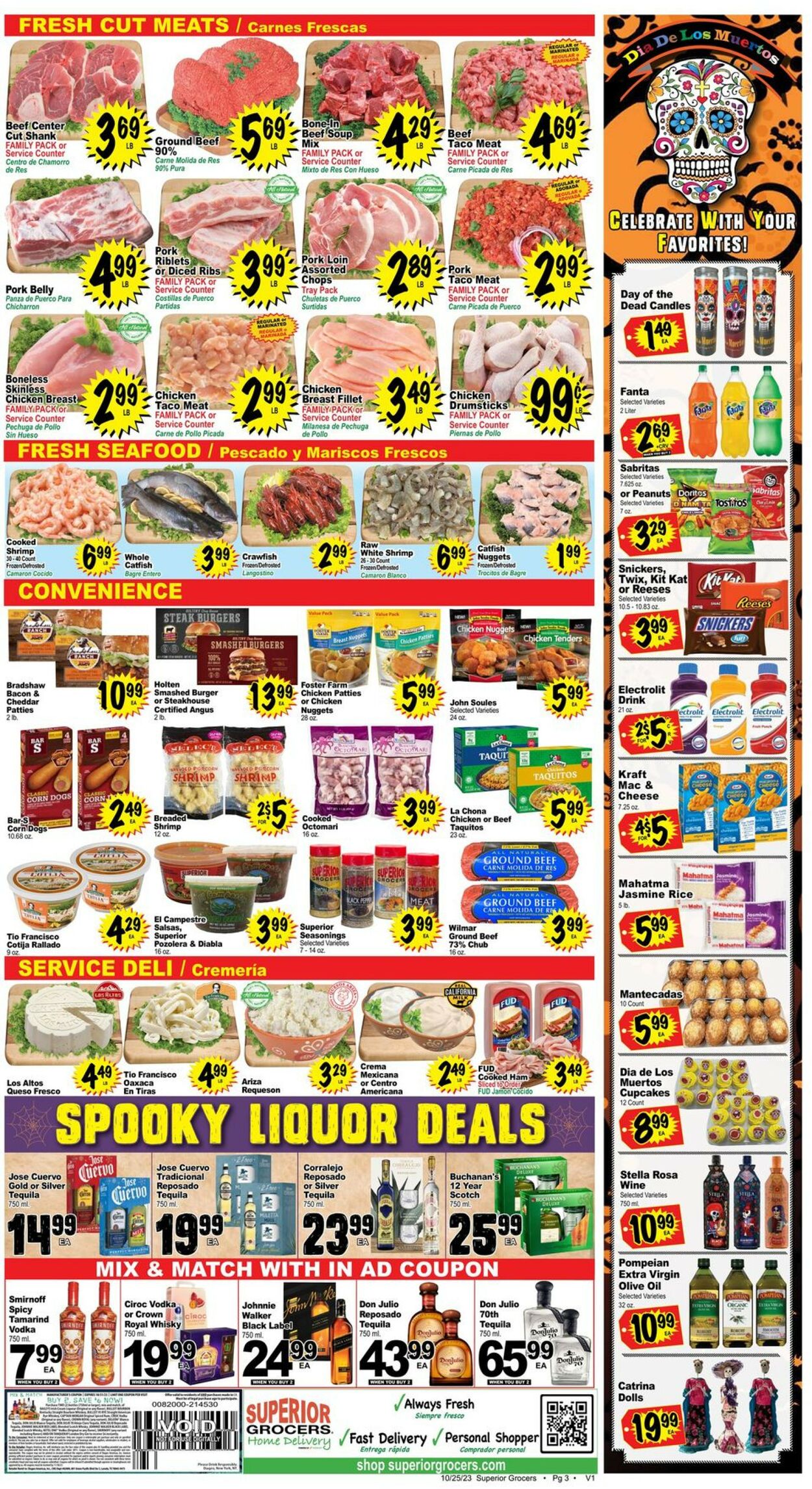 Superior Grocers Weekly Ad Circular - valid 10/25-10/31/2023 (Page 3)