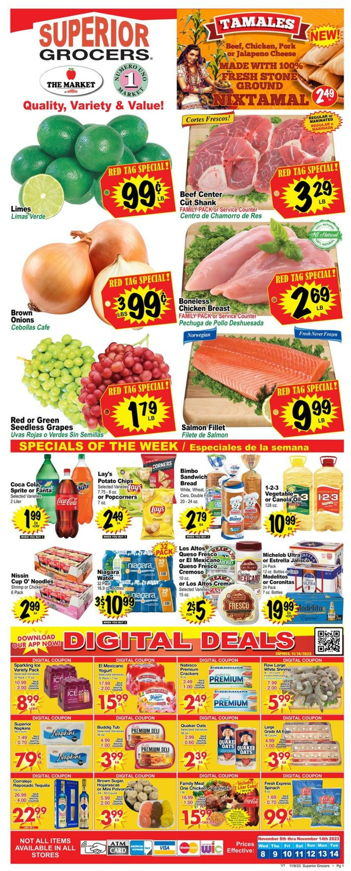 Superior Grocers Weekly Ad Circular - valid 11/08-11/14/2023