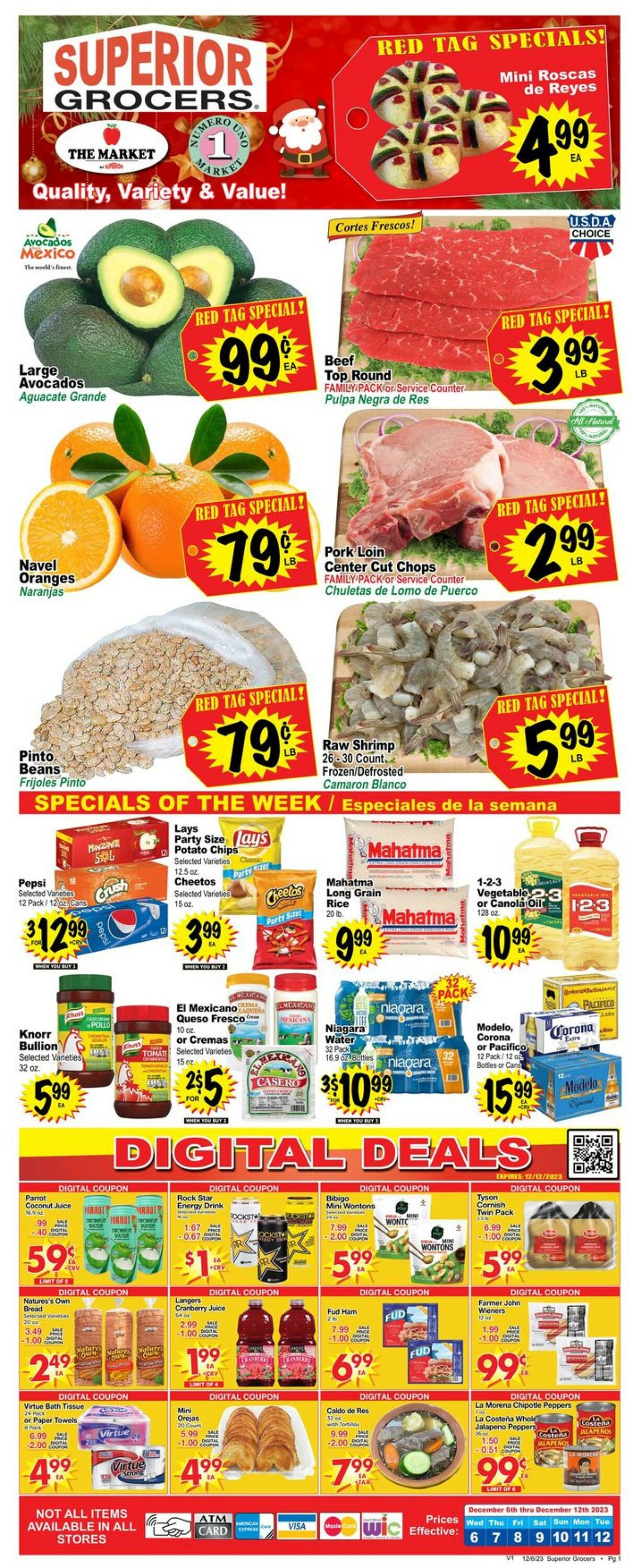 Superior Grocers Weekly Ad Circular - valid 12/06-12/12/2023