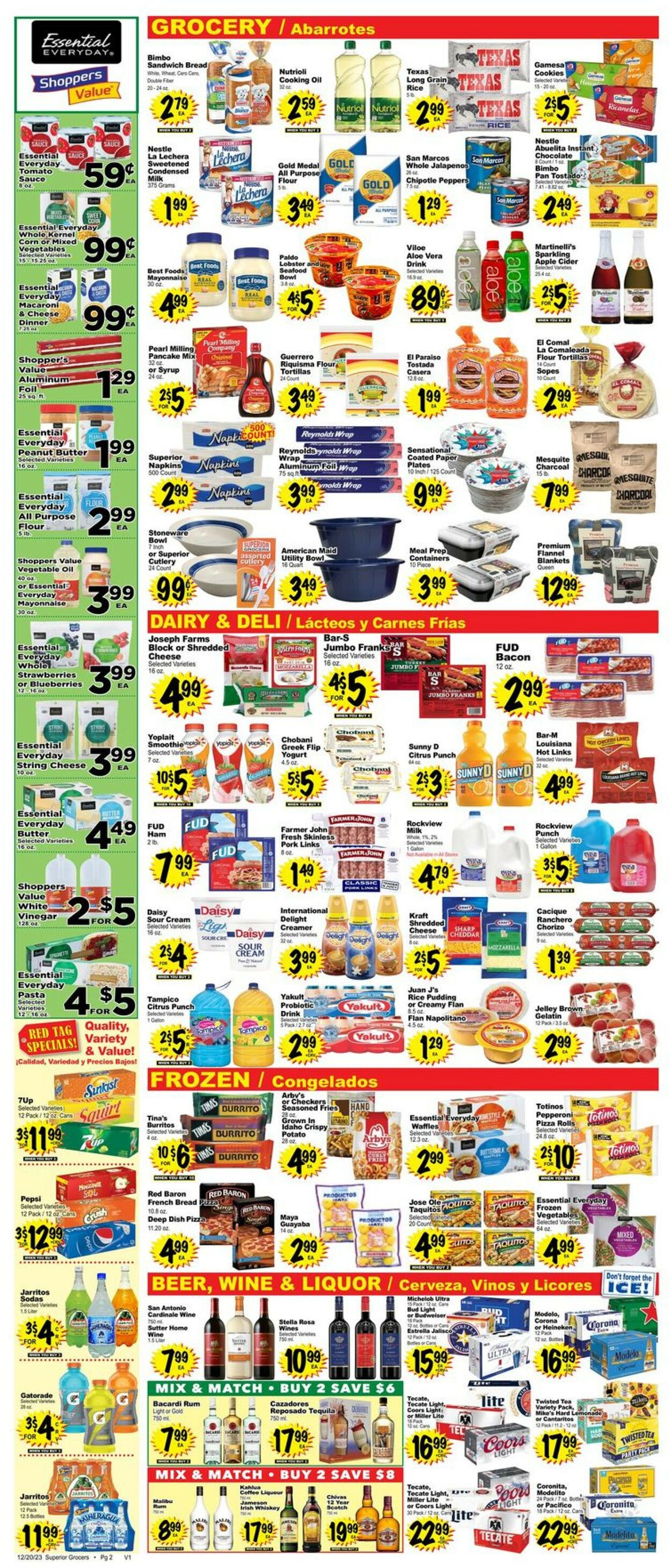 Superior Grocers Weekly Ad Circular - valid 12/20-12/26/2023 (Page 2)