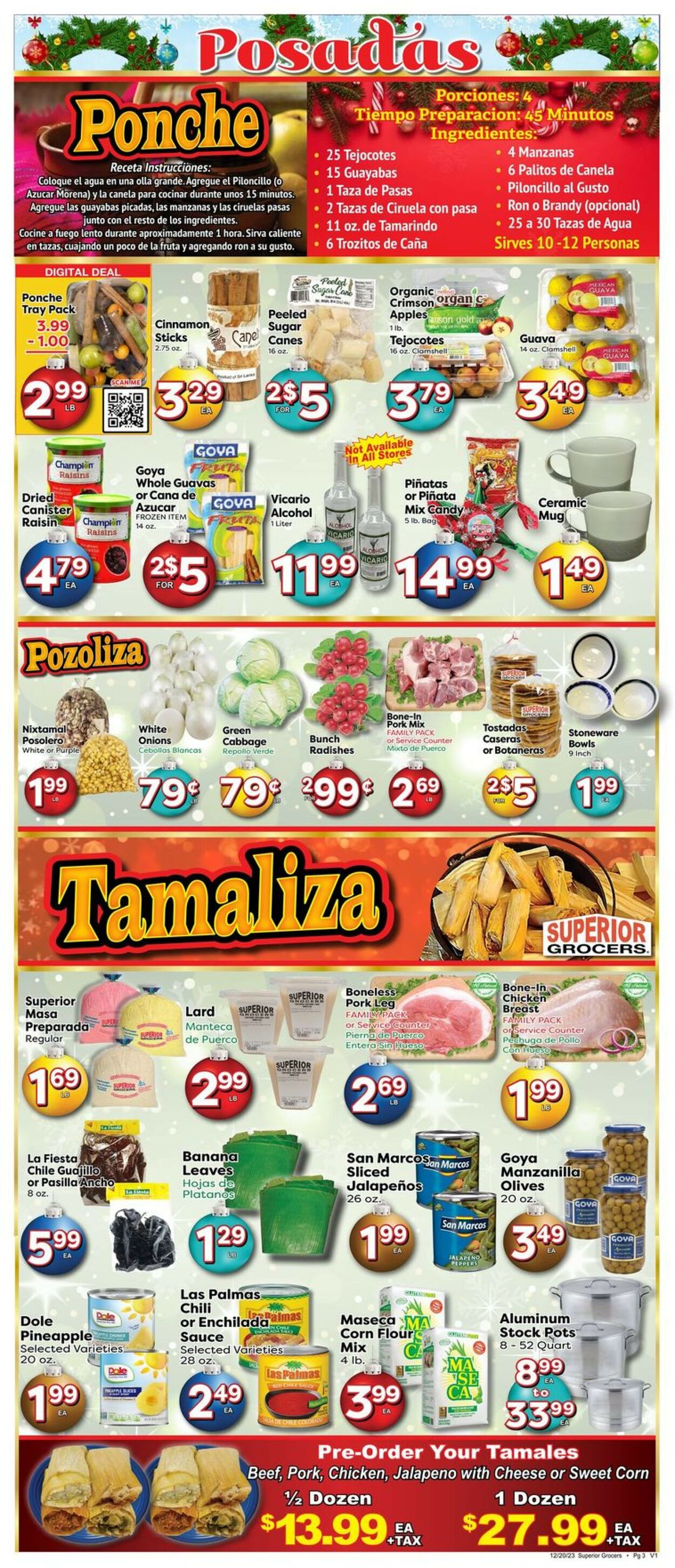 Superior Grocers Weekly Ad Circular - valid 12/20-12/26/2023 (Page 3)