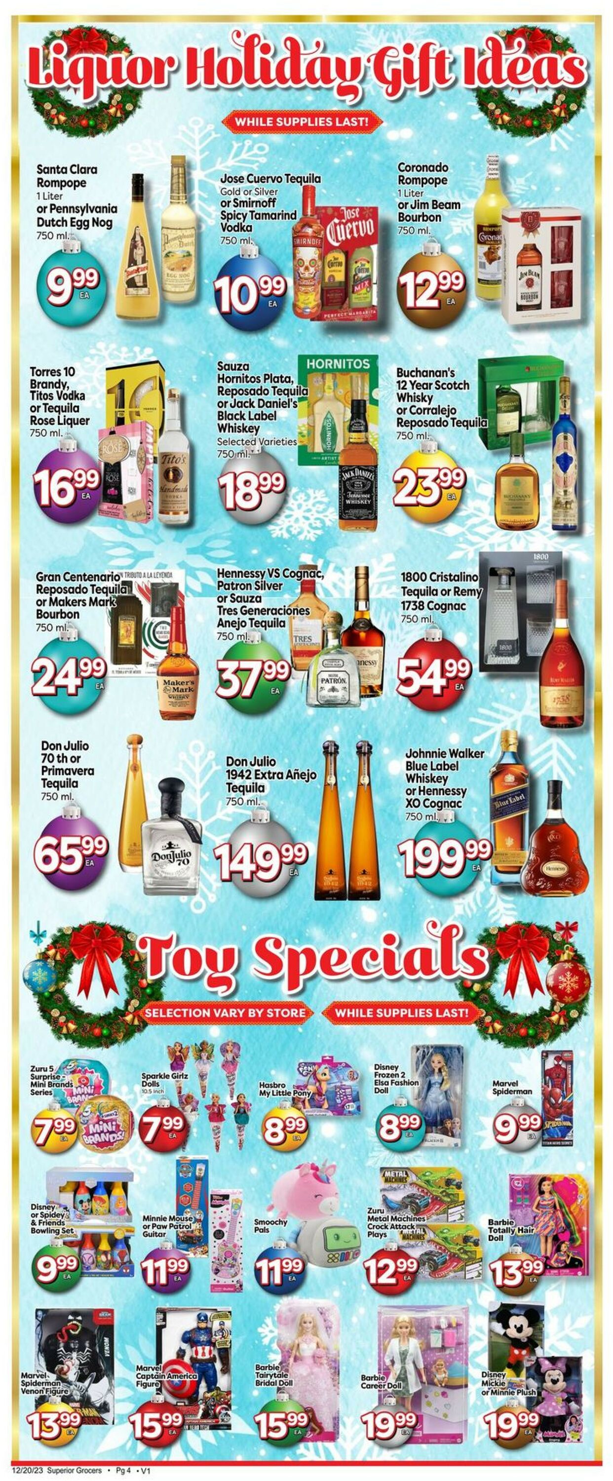 Superior Grocers Weekly Ad Circular - valid 12/20-12/26/2023 (Page 4)