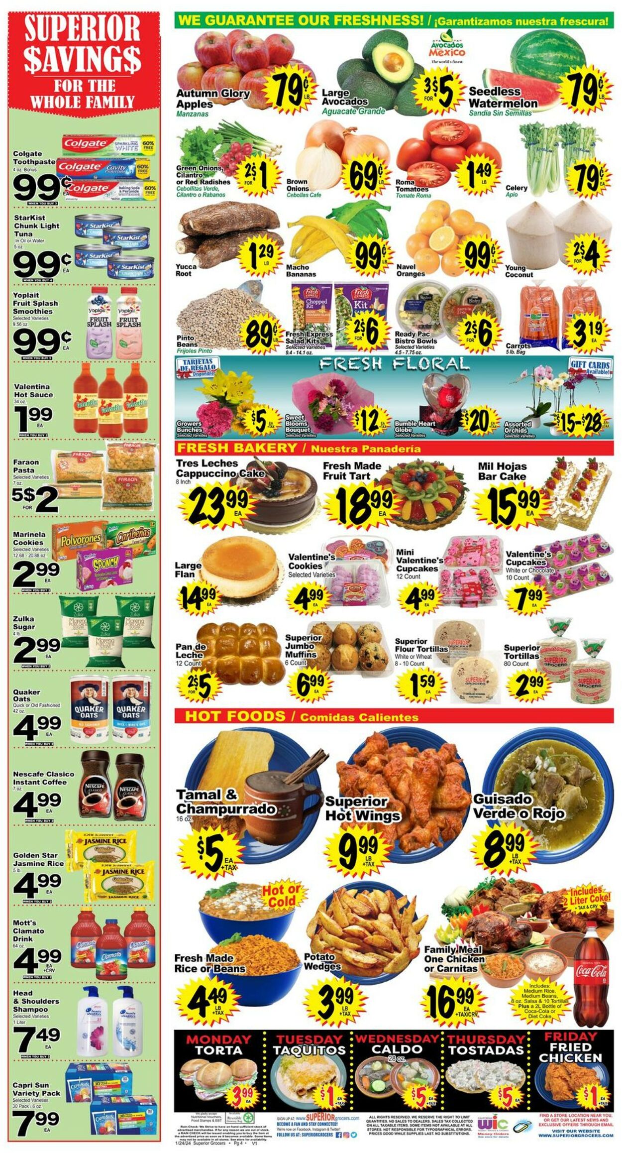 Superior Grocers Weekly Ad Circular - valid 01/24-01/30/2024 (Page 4)