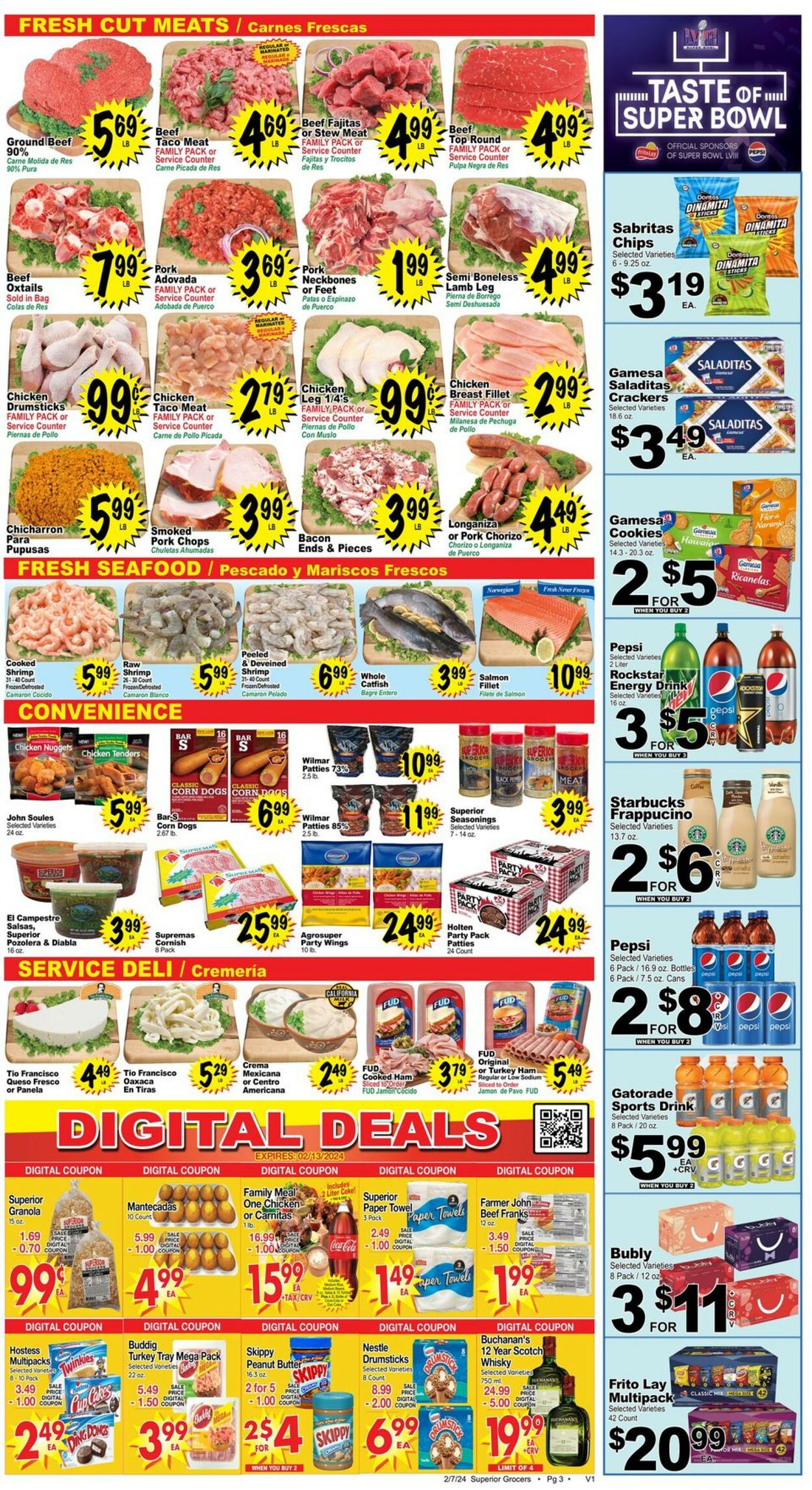 Superior Grocers Weekly Ad Circular - valid 02/07-02/13/2024 (Page 3)