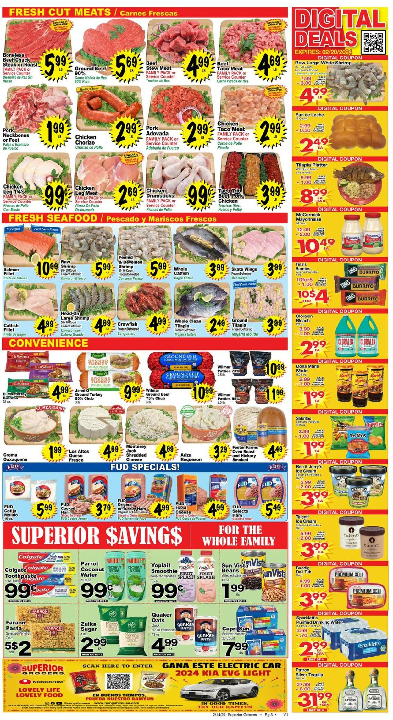 Superior Grocers Weekly Ad Circular - valid 02/14-02/20/2024 (Page 3)