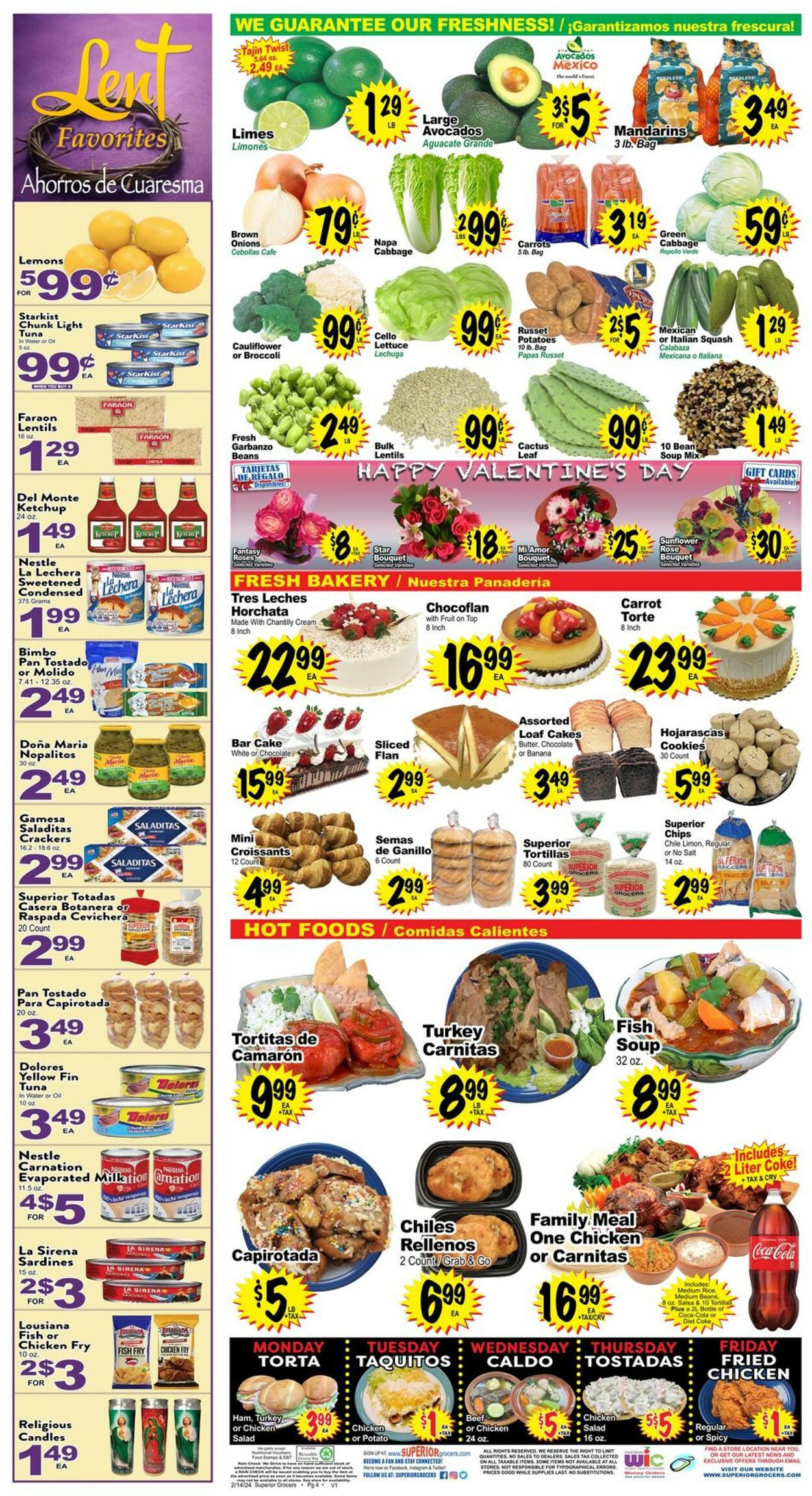 Superior Grocers Weekly Ad Circular - valid 02/14-02/20/2024 (Page 4)