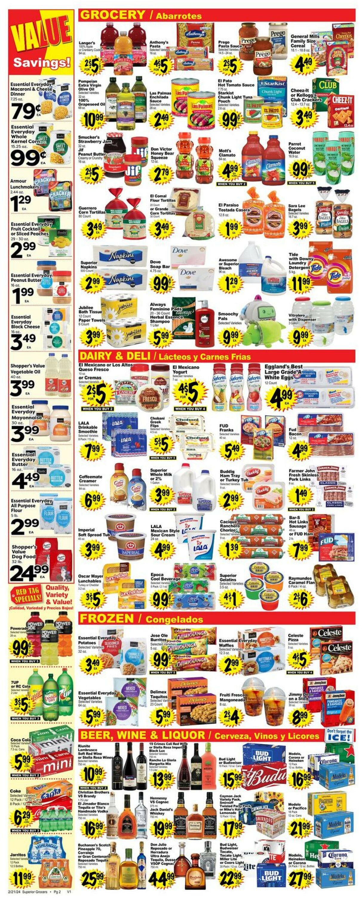 Superior Grocers Weekly Ad Circular - valid 02/21-02/27/2024 (Page 2)