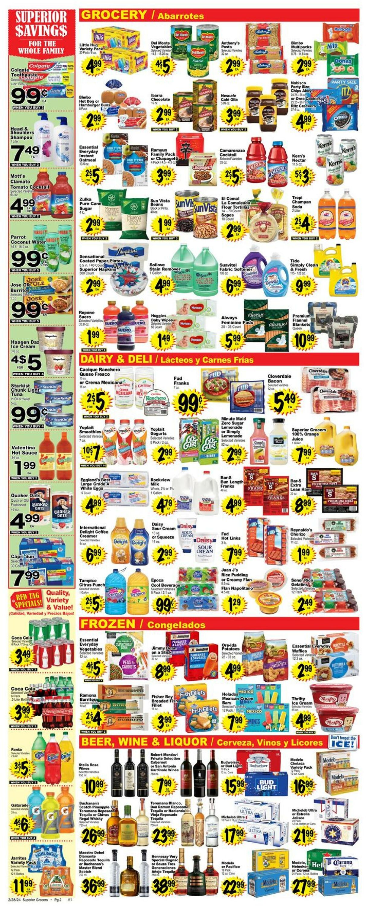 Superior Grocers Weekly Ad Circular - valid 02/28-03/05/2024 (Page 2)