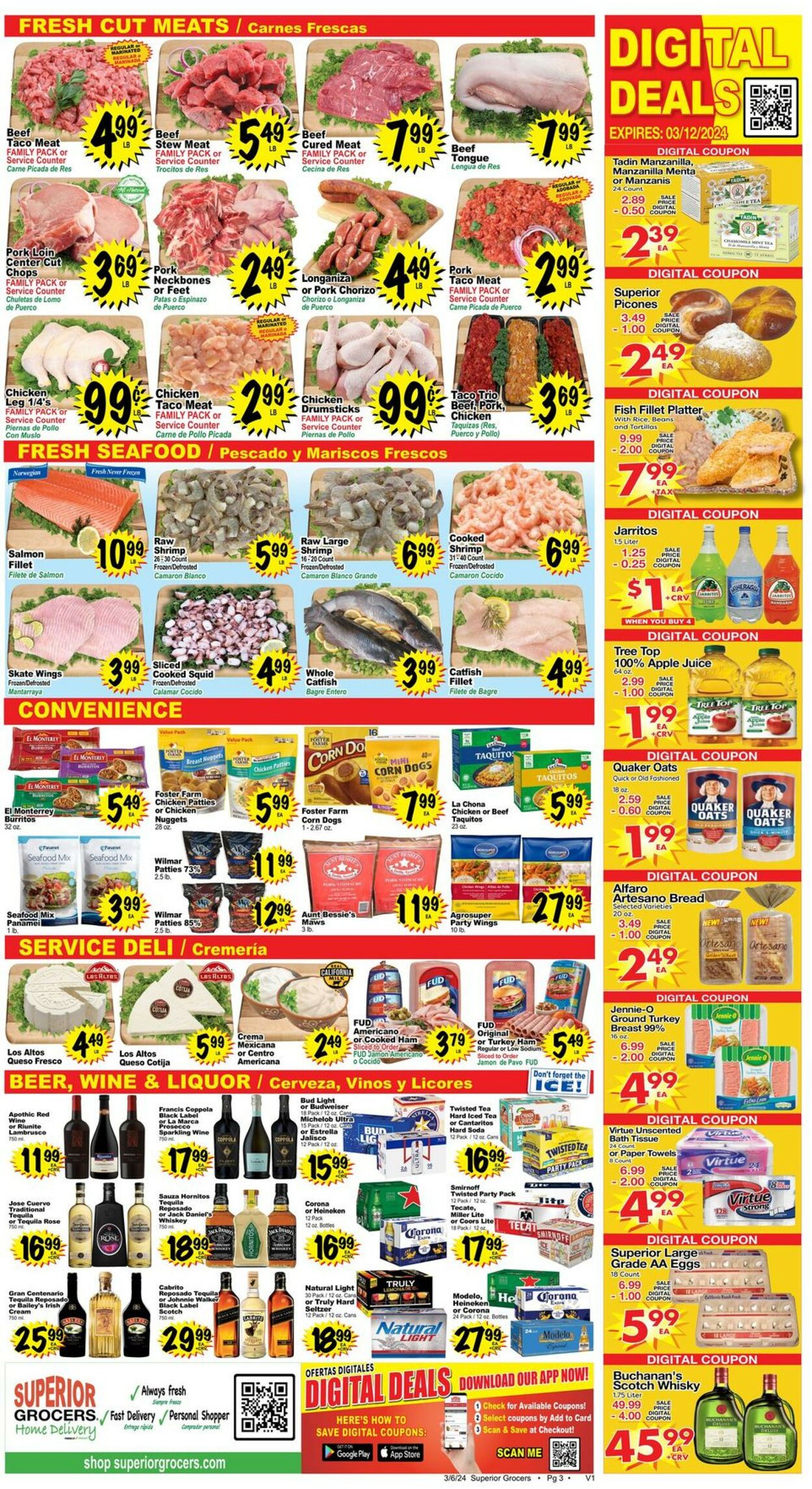 Superior Grocers Weekly Ad Circular - valid 03/06-03/12/2024 (Page 3)