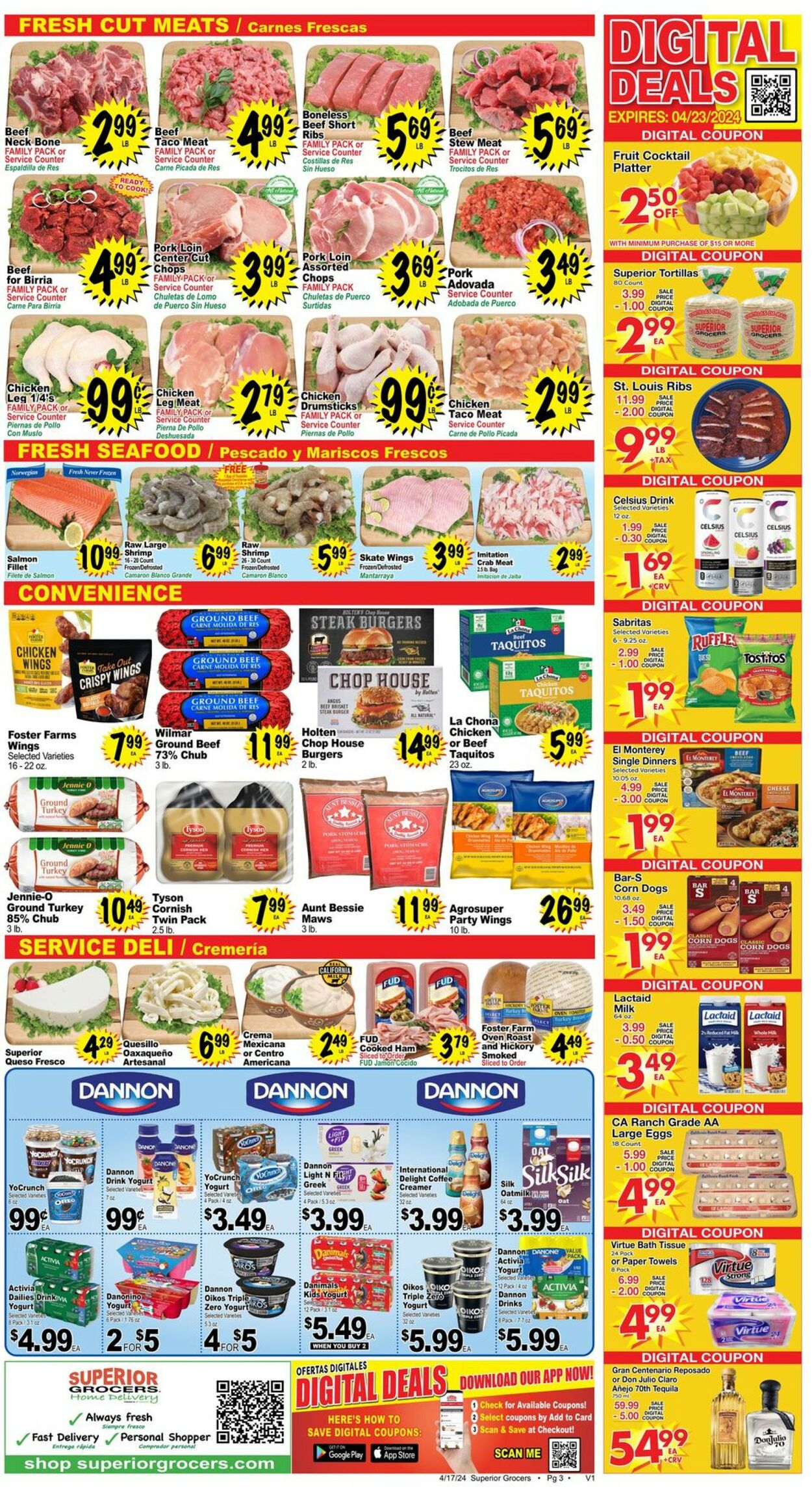 Superior Grocers Weekly Ad Circular - valid 04/17-04/23/2024 (Page 3)