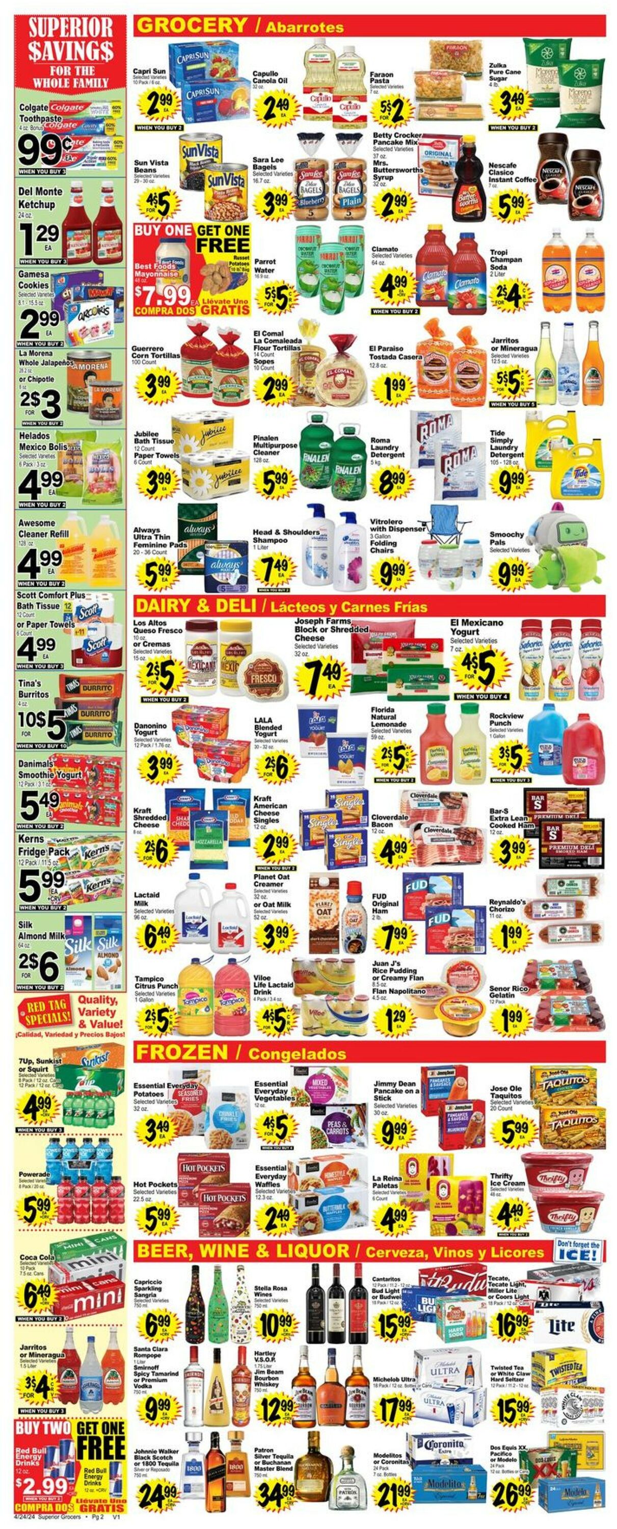 Superior Grocers Weekly Ad Circular - valid 04/24-04/30/2024 (Page 2)