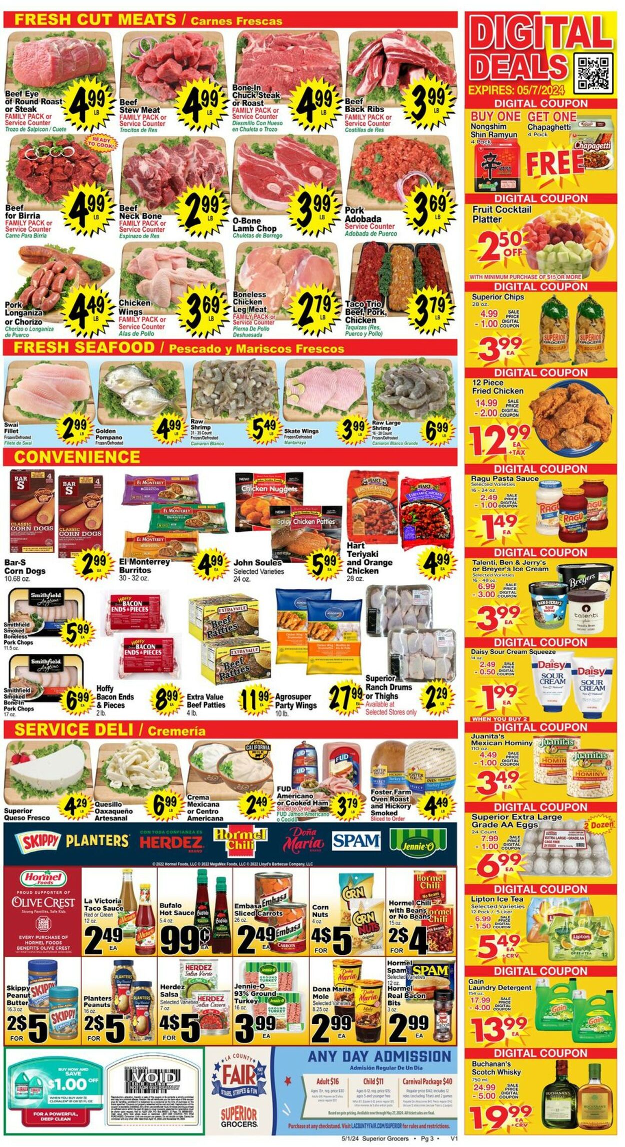 Superior Grocers Weekly Ad Circular - valid 05/01-05/07/2024 (Page 3)