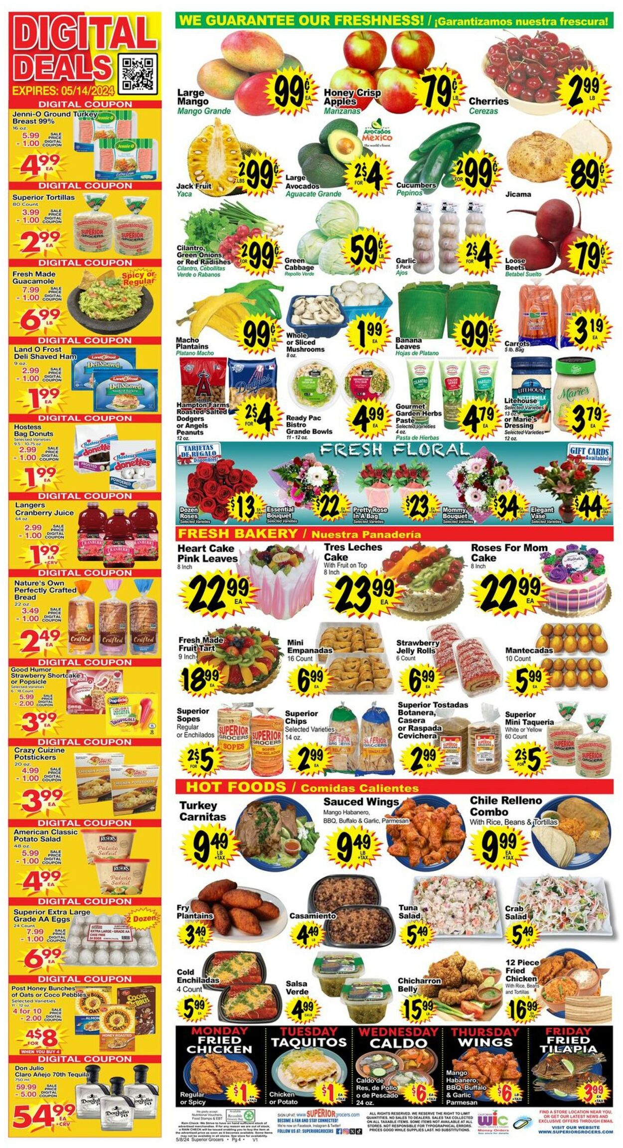 Superior Grocers Weekly Ad Circular - valid 05/08-05/14/2024 (Page 4)