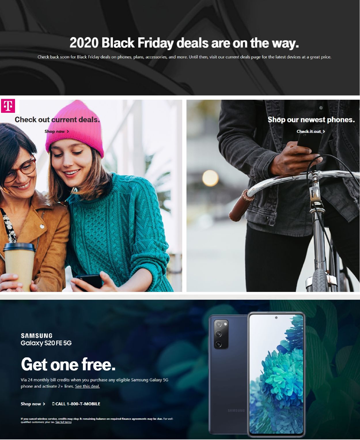 T-Mobile Black Friday 2020 Weekly Ad Circular - valid 11/12-11/26/2020
