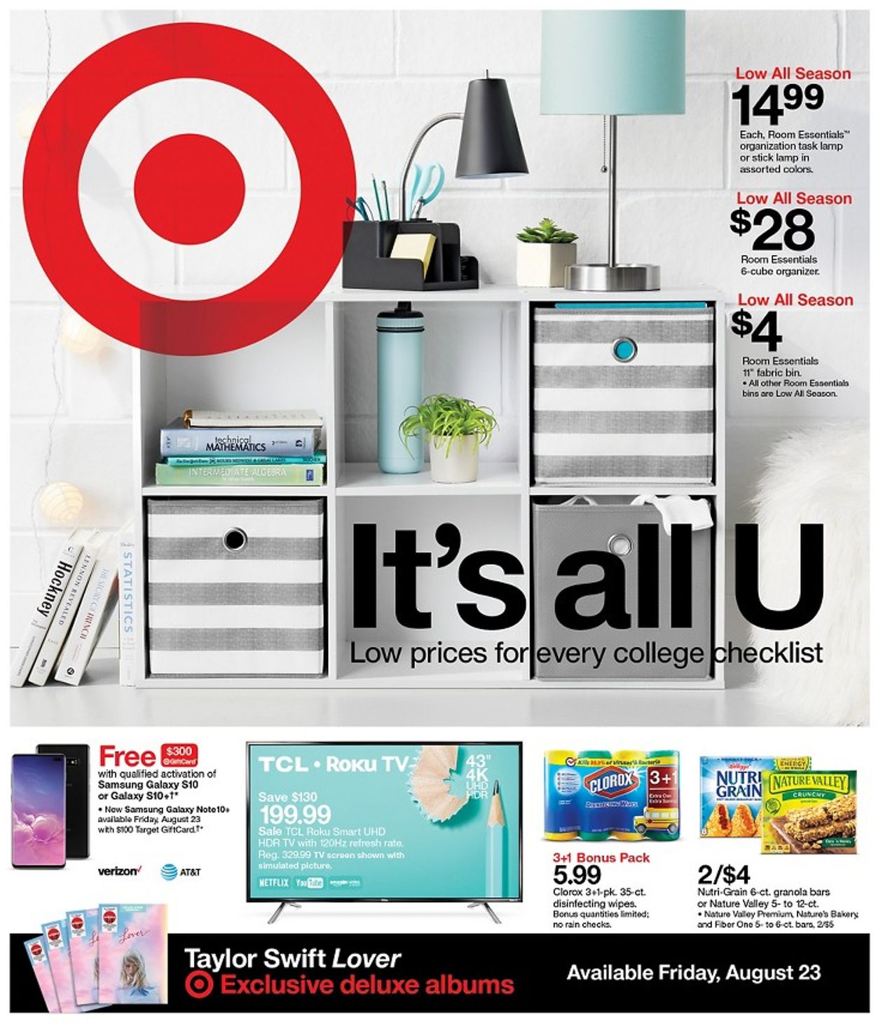 Target Weekly Ad Circular - valid 08/18-08/24/2019