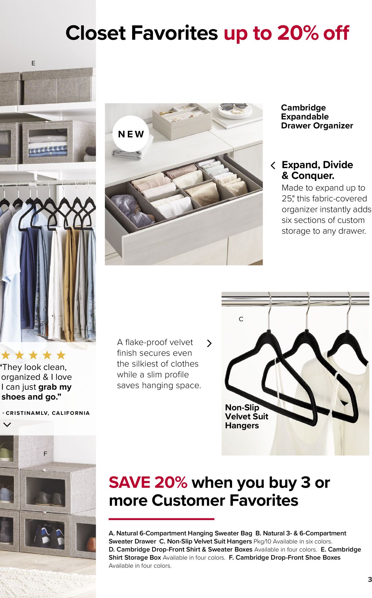 The Container Store Weekly Ad Circular - valid 07/19-09/12/2021 (Page 3)