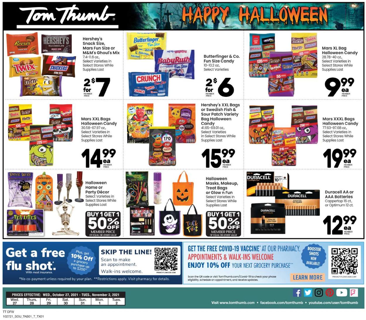 Tom Thumb HALLOWEEN 2021 Weekly Ad Circular - valid 10/27-11/02/2021 (Page 4)
