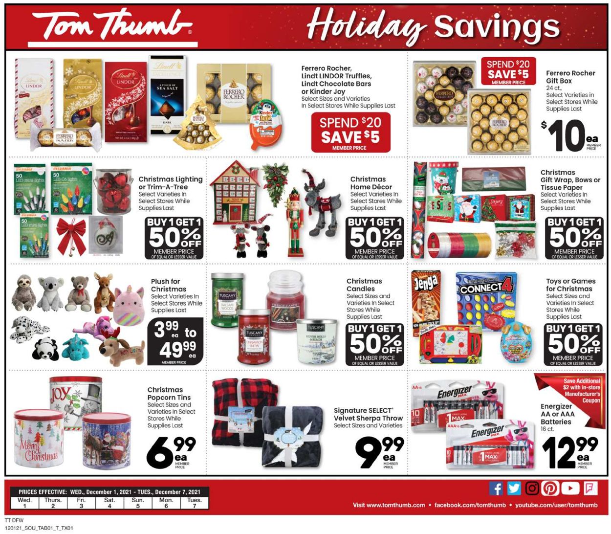 Tom Thumb Weekly Ad Circular - valid 12/01-12/07/2021 (Page 4)