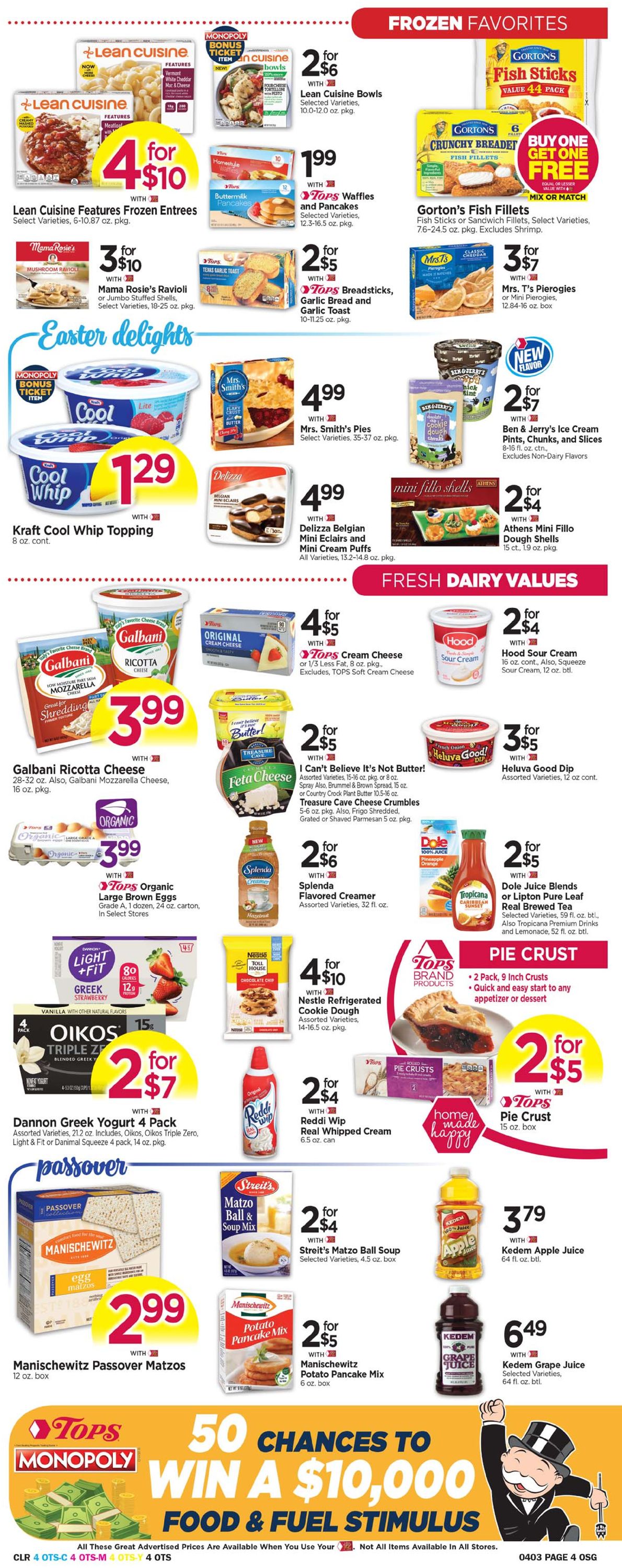 Tops Friendly Markets - Easter 2021 Weekly Ad Circular - valid 03/28-04/03/2021 (Page 4)