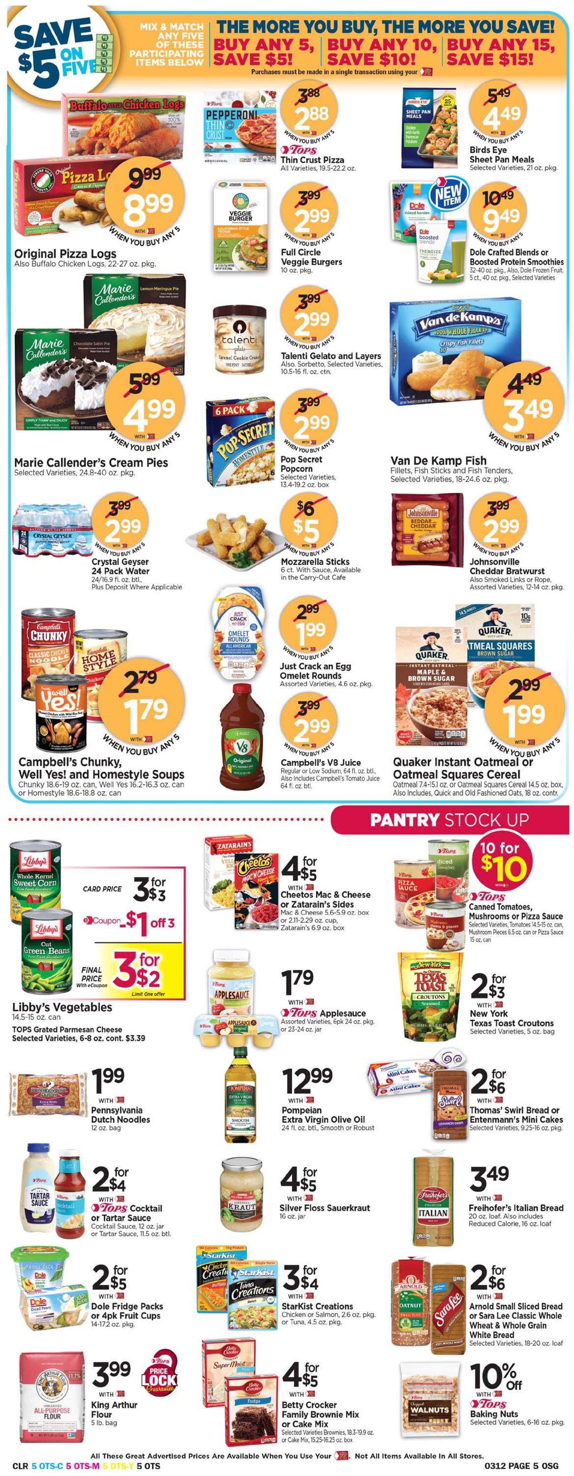 Tops Friendly Markets Weekly Ad Circular - valid 03/06-03/12/2022 (Page 5)