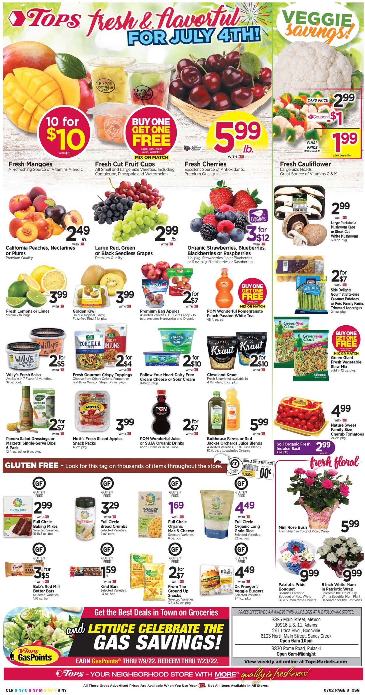 Tops Friendly Markets Weekly Ad Circular - valid 06/26-07/02/2022 (Page 8)
