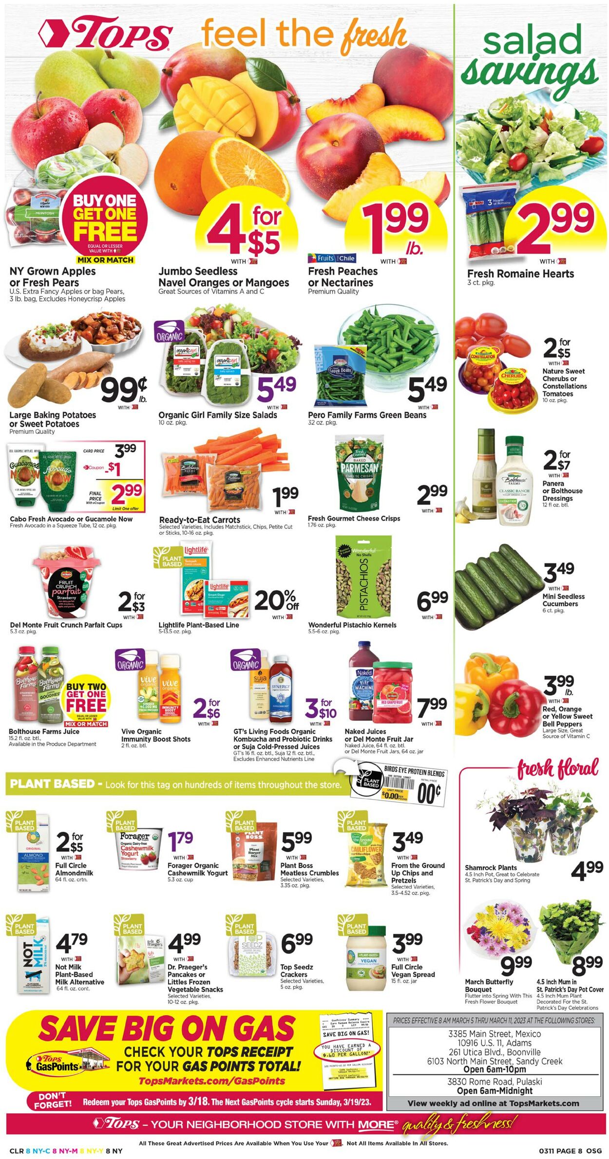 Tops Friendly Markets Weekly Ad Circular - valid 03/05-03/11/2023 (Page 8)