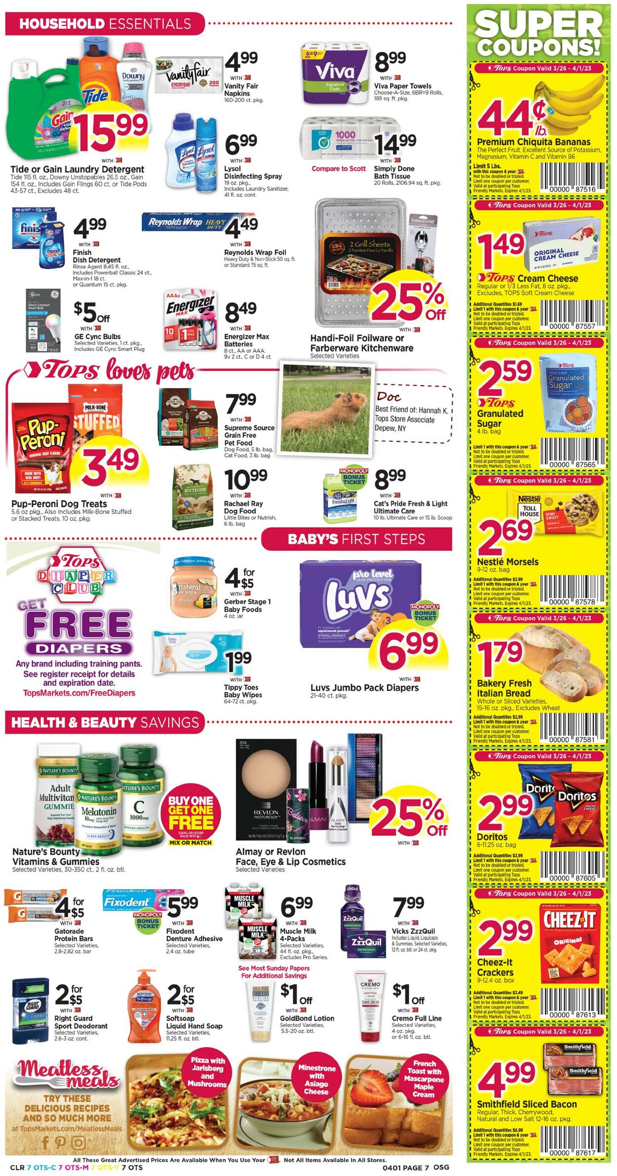 Tops Friendly Markets Weekly Ad Circular - valid 03/26-04/01/2023 (Page 7)
