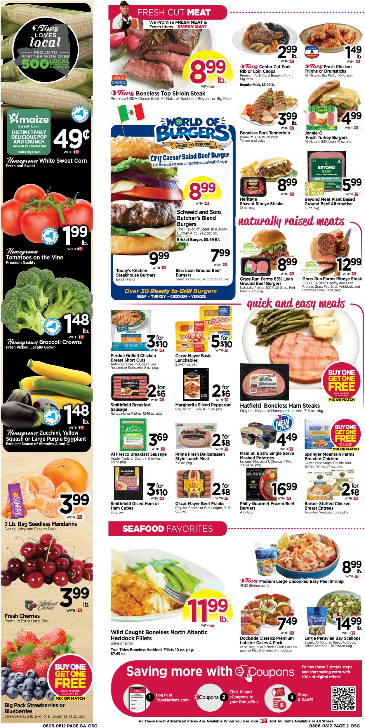 Tops Friendly Markets Weekly Ad Circular - valid 08/06-08/12/2023 (Page 2)