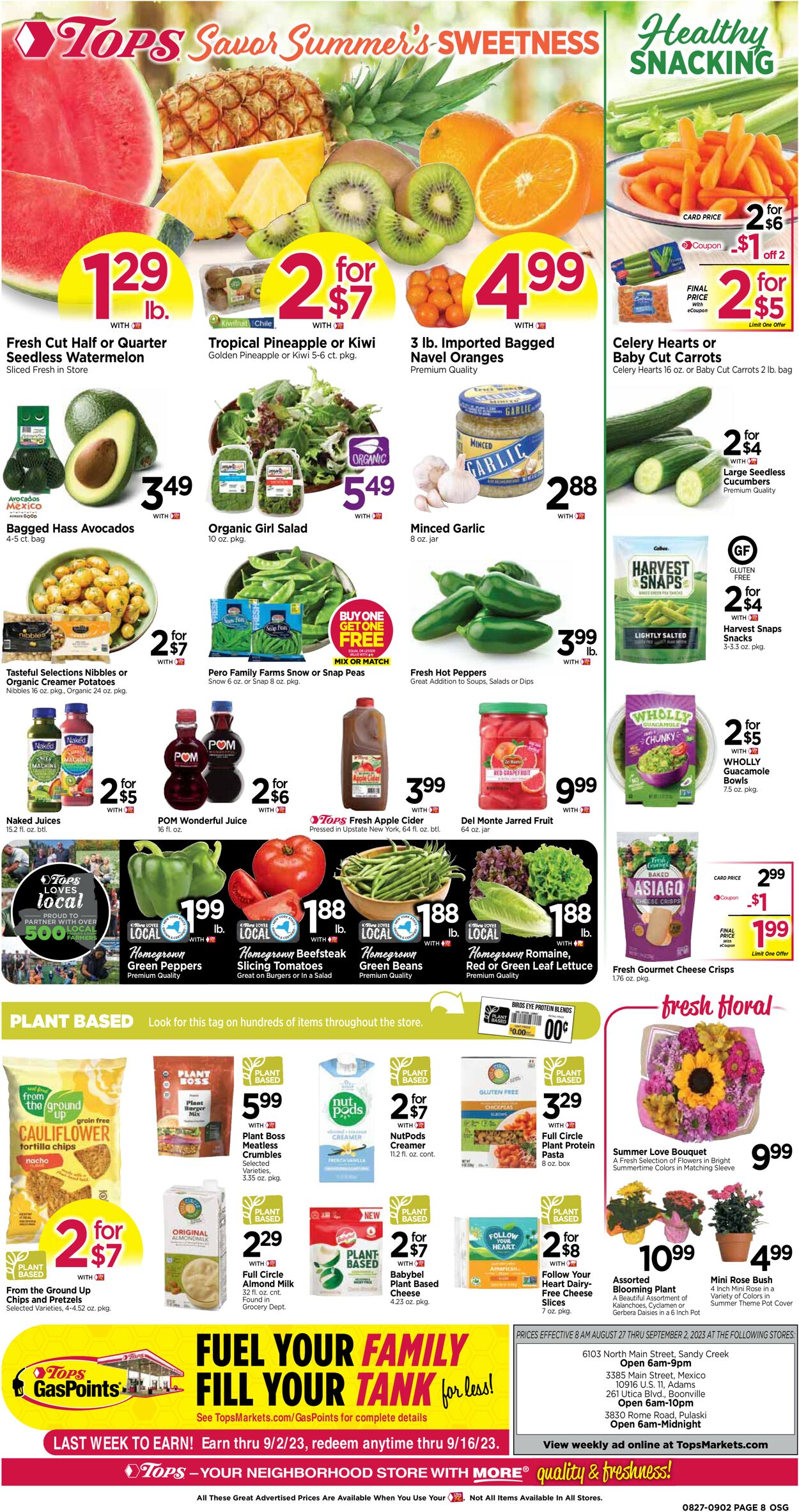 Tops Friendly Markets Weekly Ad Circular - valid 08/27-09/02/2023 (Page 8)