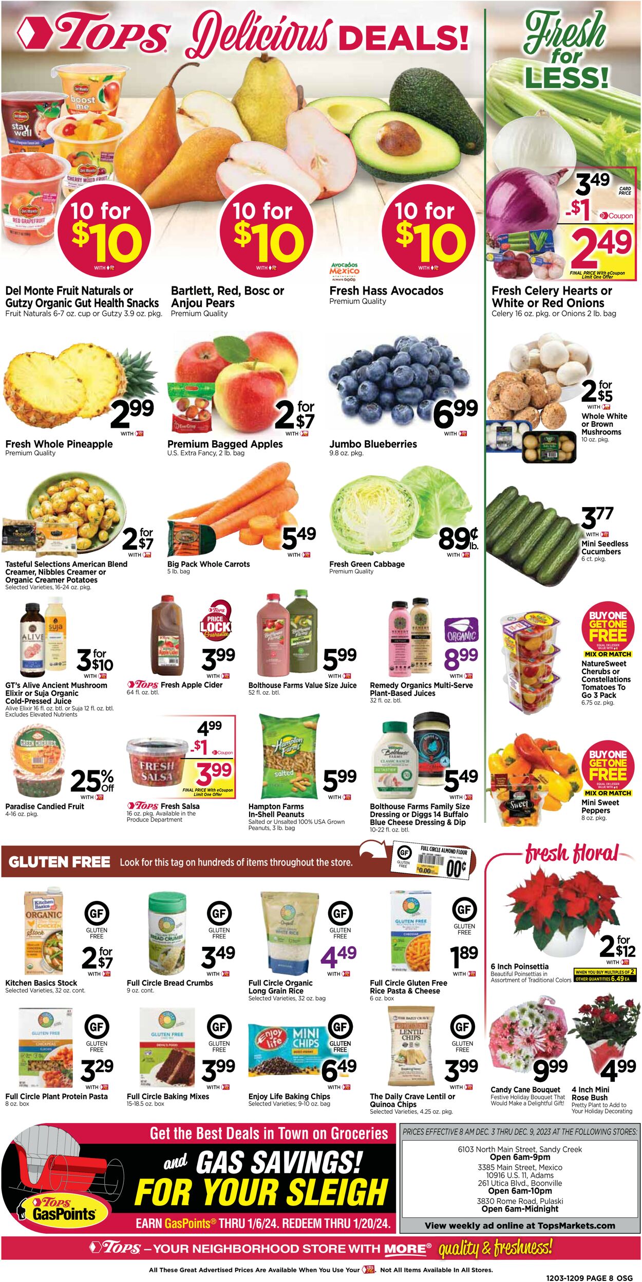 Tops Friendly Markets Weekly Ad Circular - valid 12/03-12/09/2023 (Page 8)