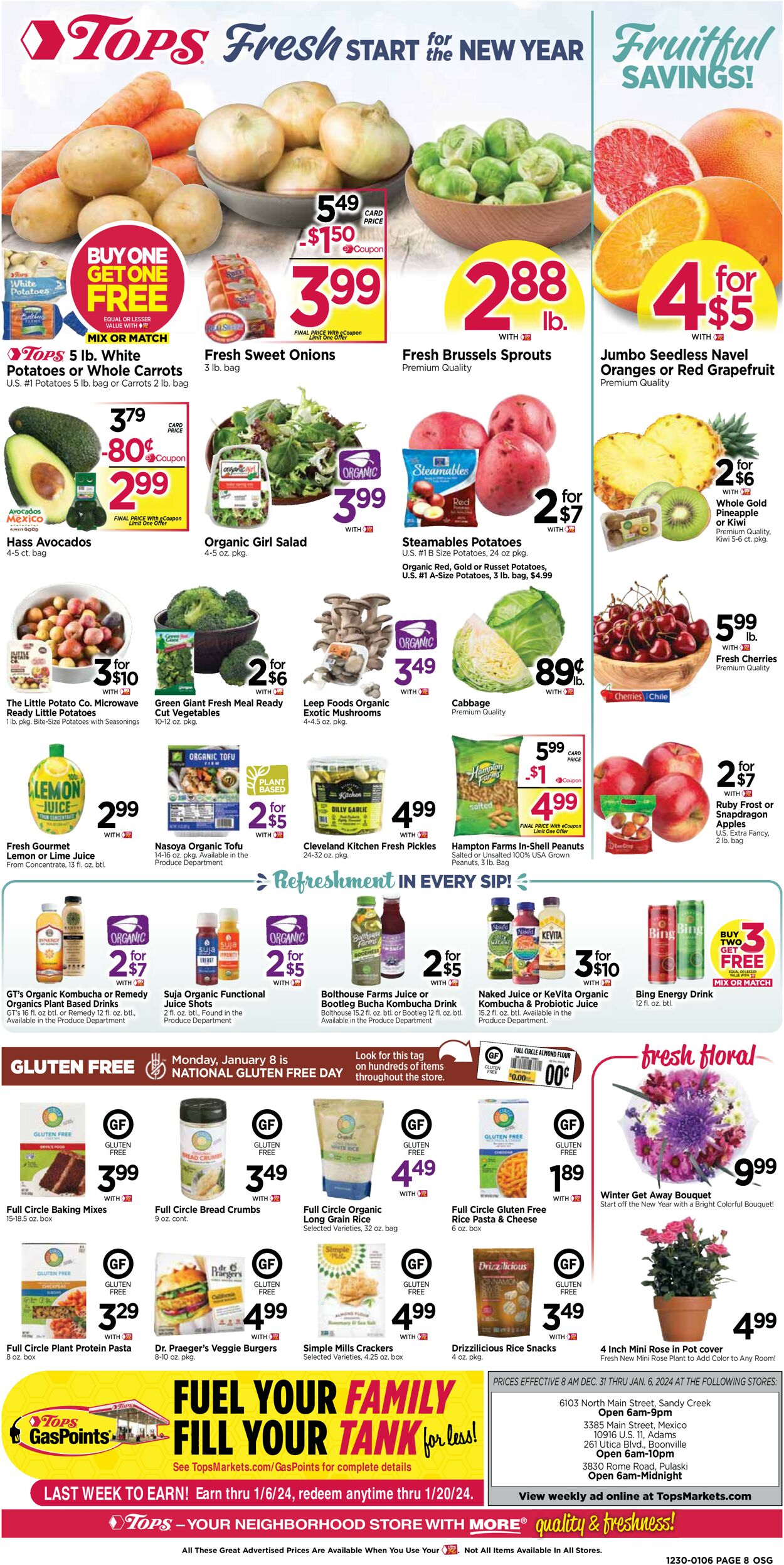 Tops Friendly Markets Weekly Ad Circular - valid 12/31-01/06/2024 (Page 8)