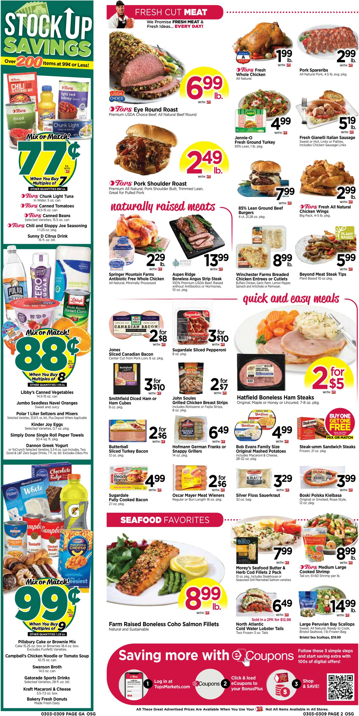 Tops Friendly Markets Weekly Ad Circular - valid 03/03-03/09/2024 (Page 2)