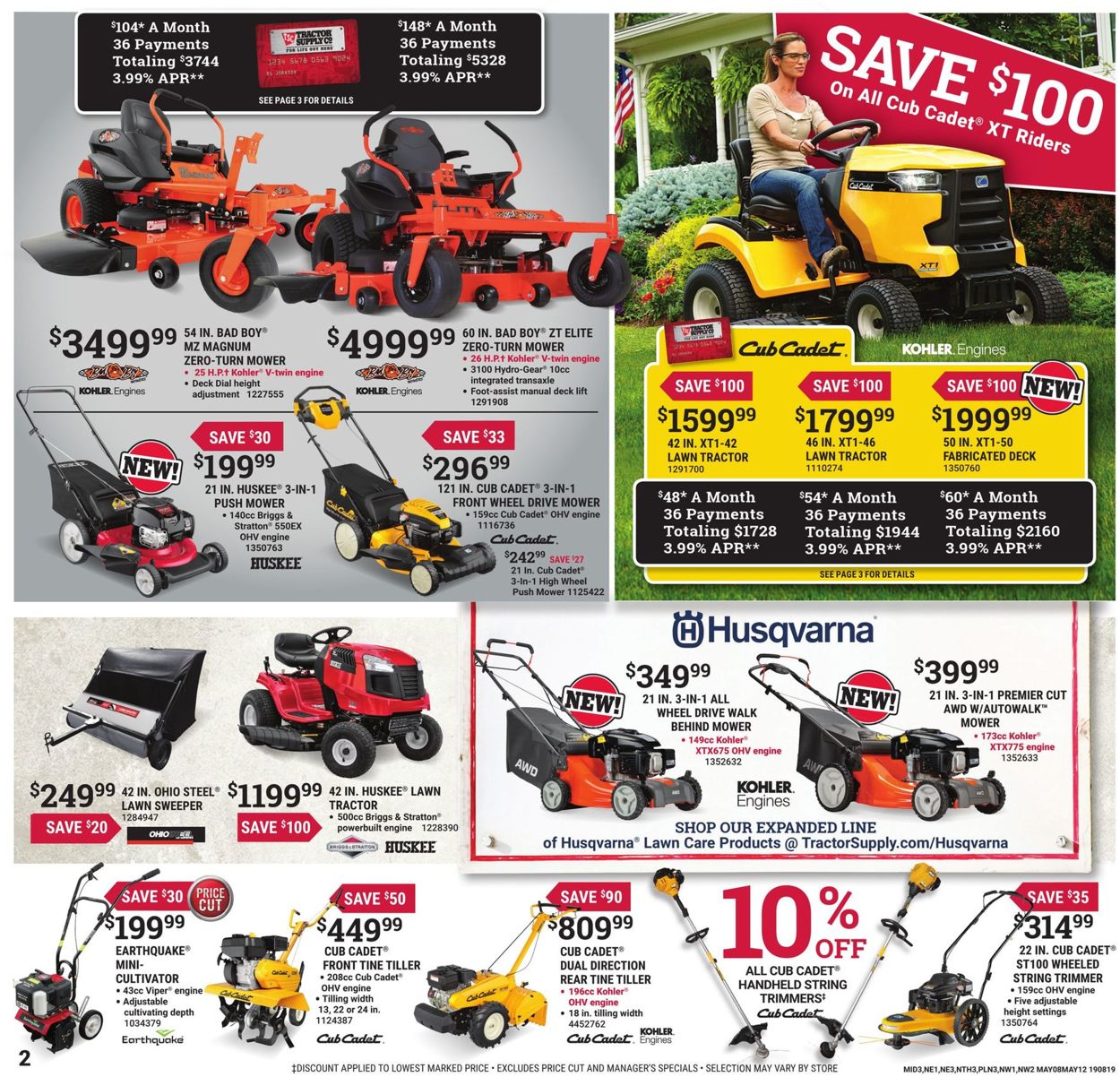 Tractor Supply Weekly Ad Circular - valid 05/08-05/12/2019 (Page 2)